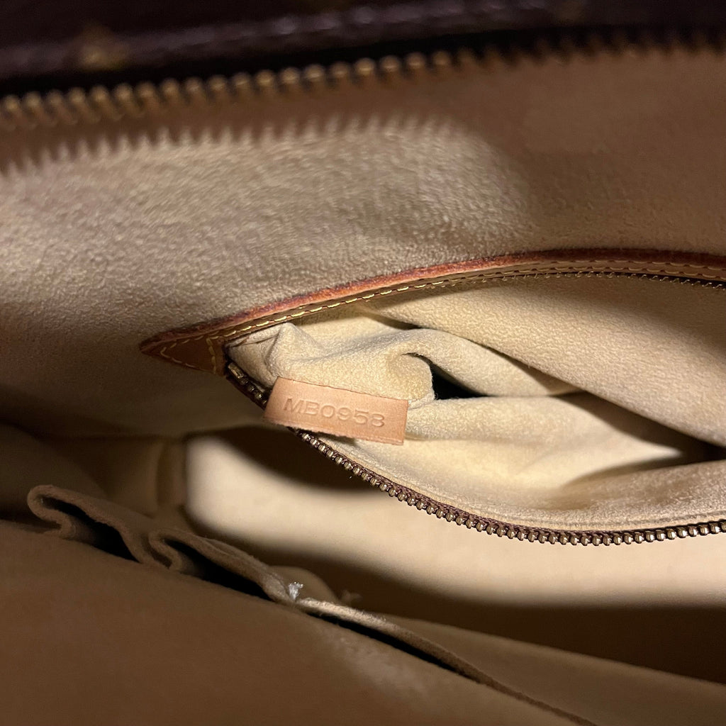 LOUIS VUITTON Babylon Monogram Canvas Brown Tote Bag