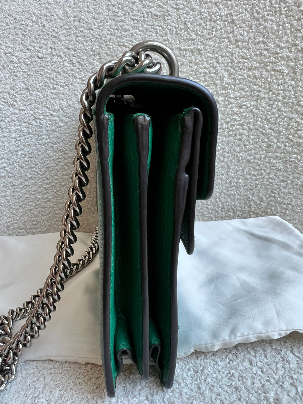 Gucci Dionysus GG Green Small Shoulder Bag (RRP £2,670)