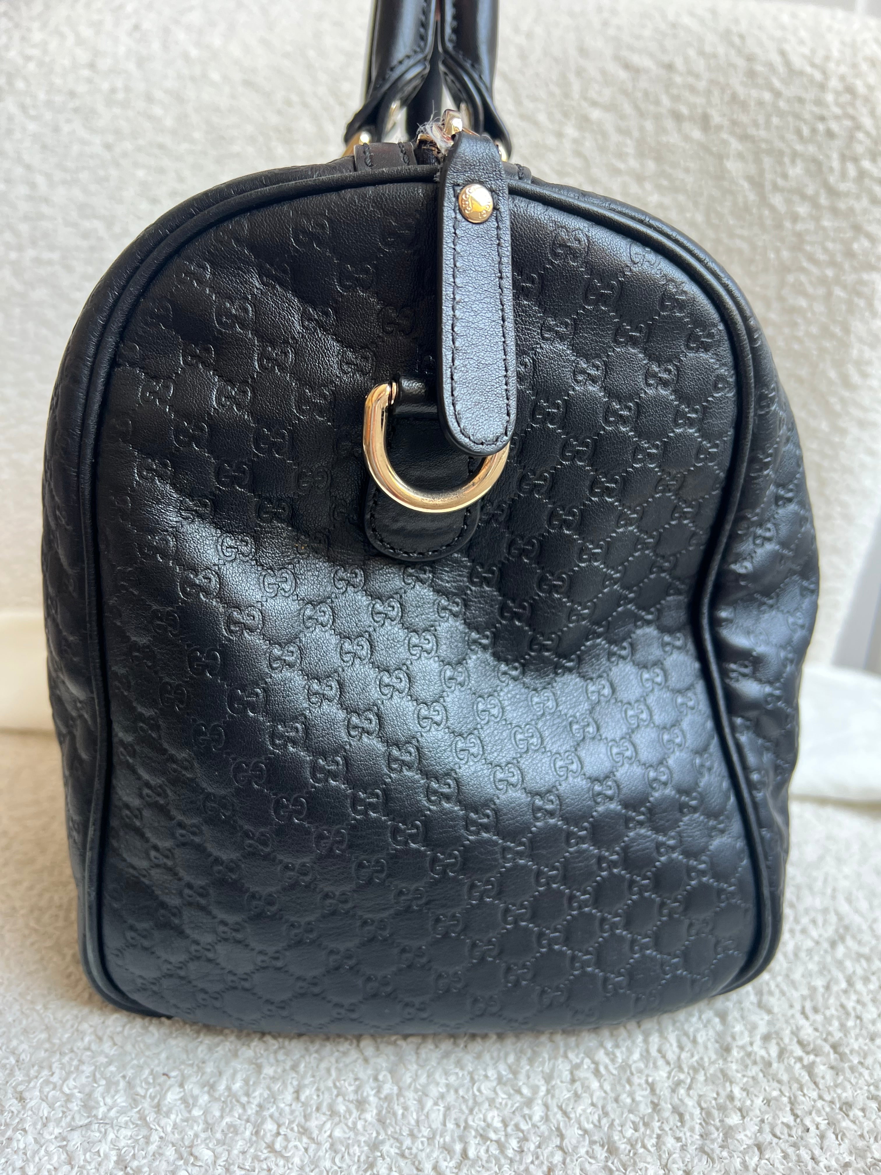 Gucci Black Guccissima Large Boston Joy (RRP £1250)