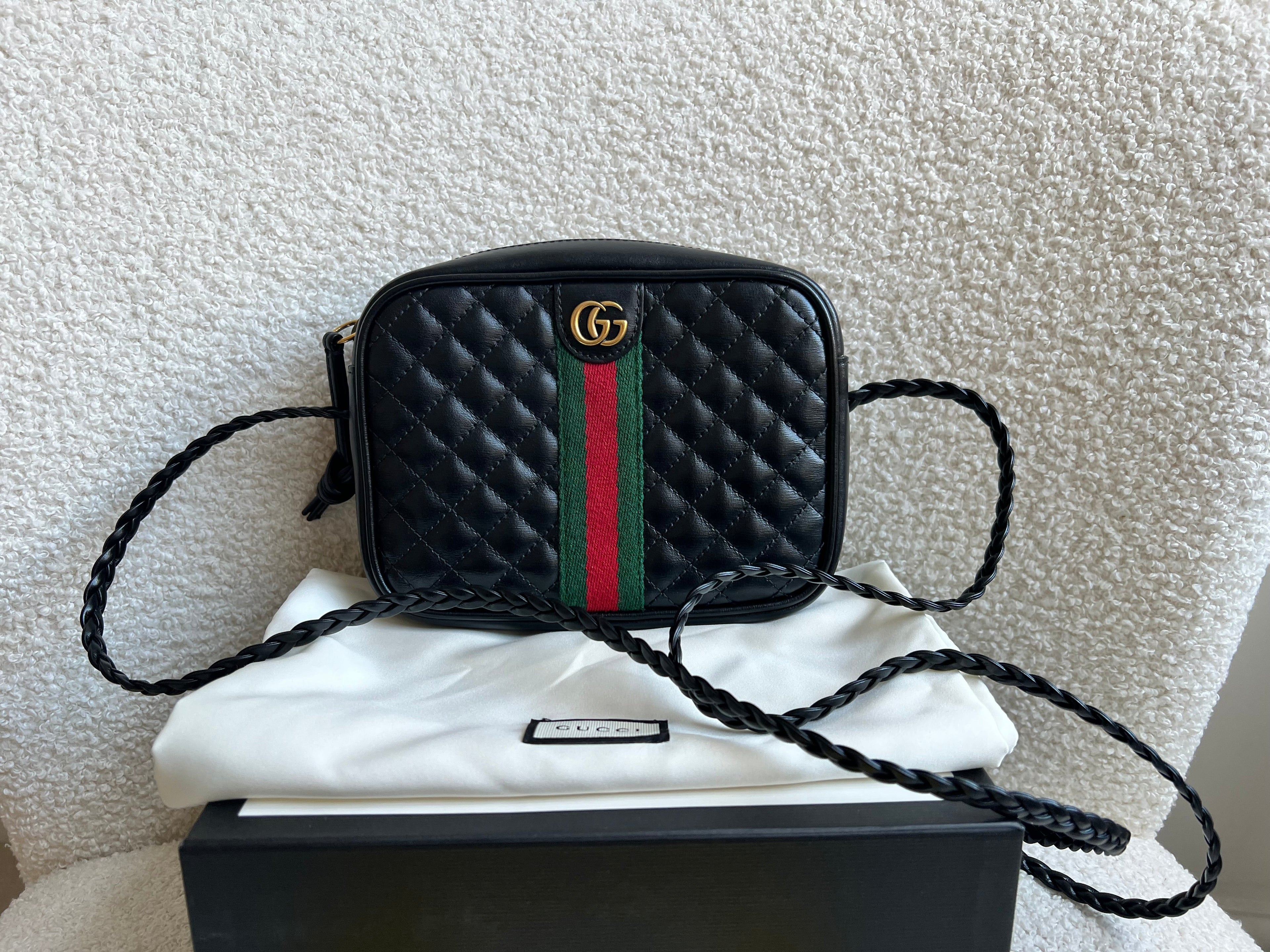 Gucci Mini Black Trapuntata Camera Bag