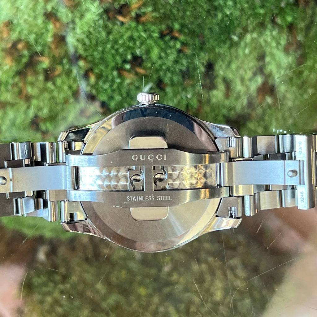 GUCCI G-Timeless King Snake Quartz Stainless Steel Watch