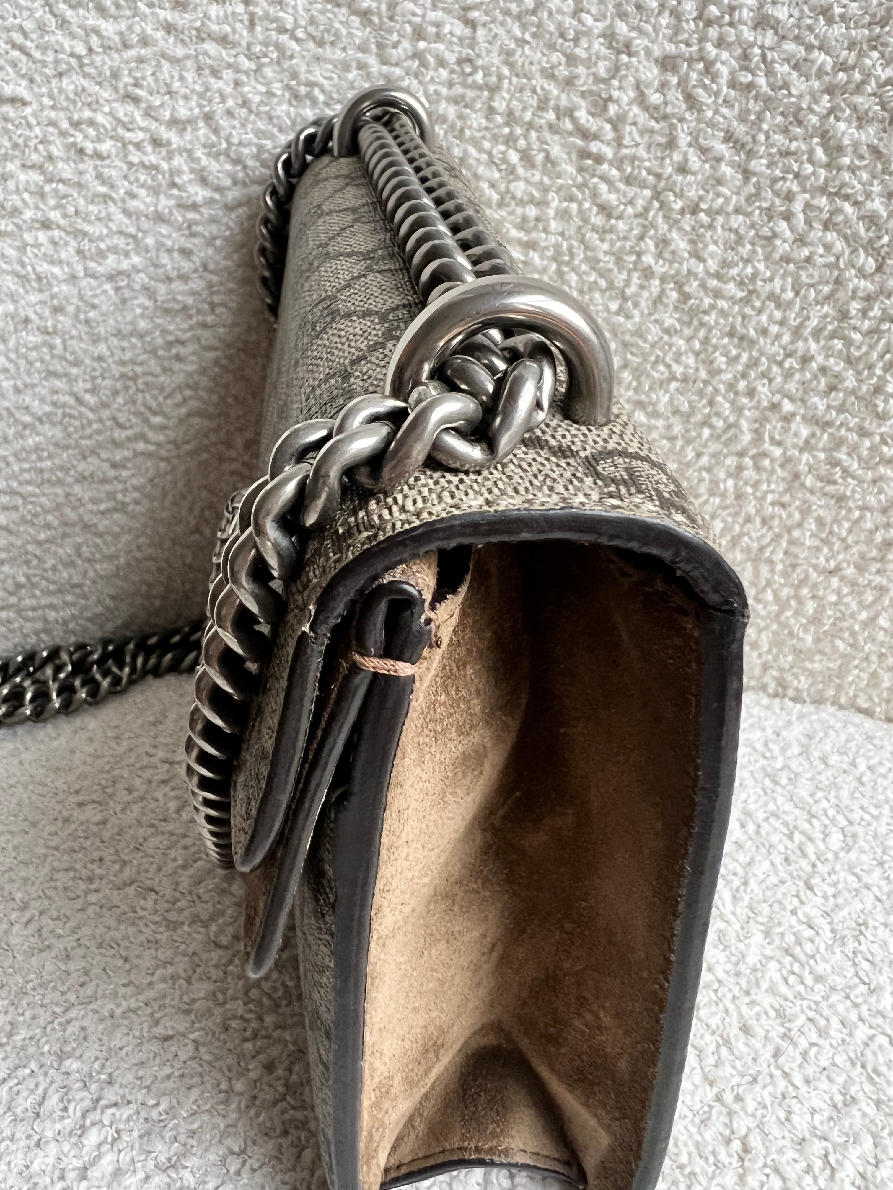 Gucci Dionysus GG Supreme Mini Shoulder Bag (RRP £1,890)