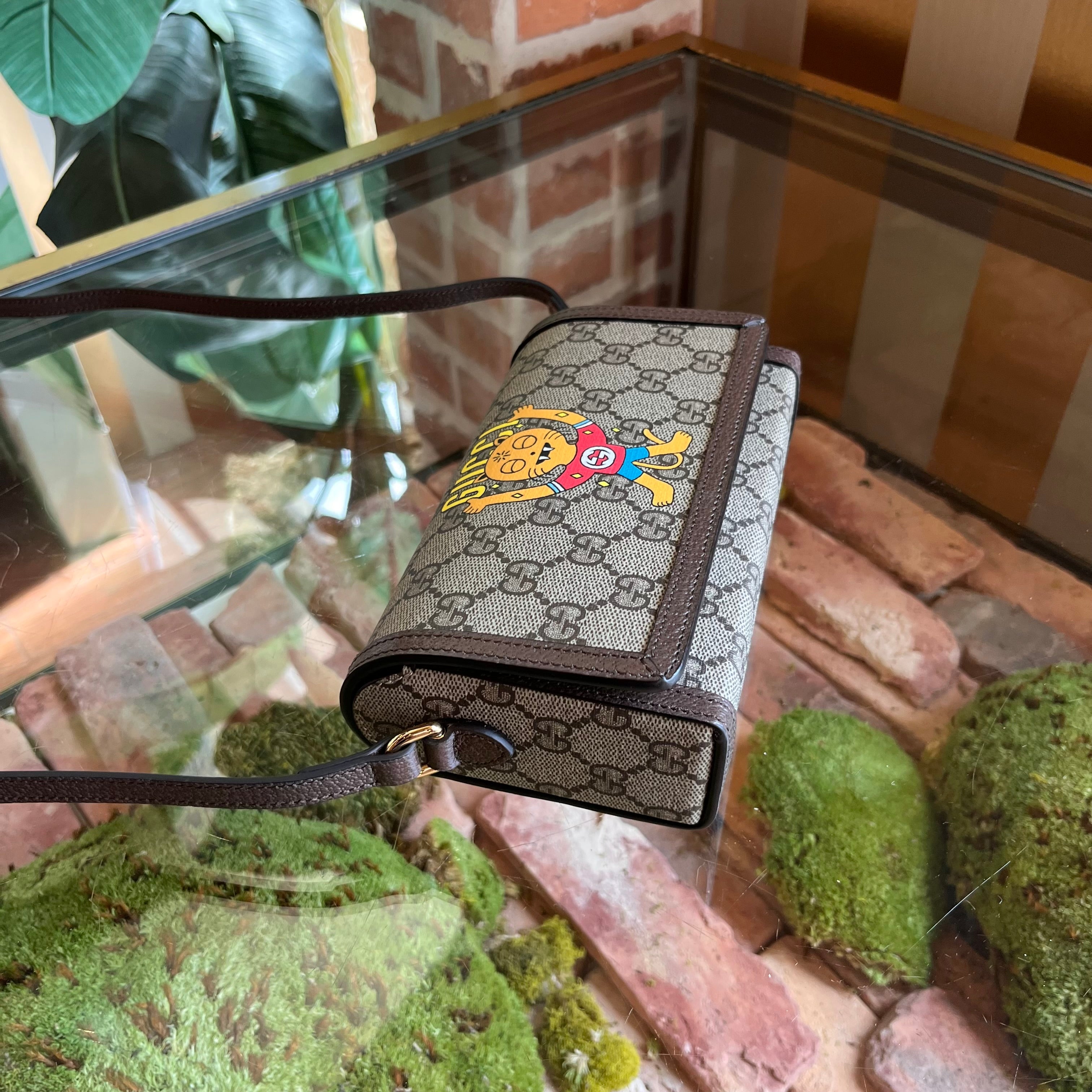 GUCCI x Pablo Delcielo GG Supreme Monogram Canvas Crossbody Bag