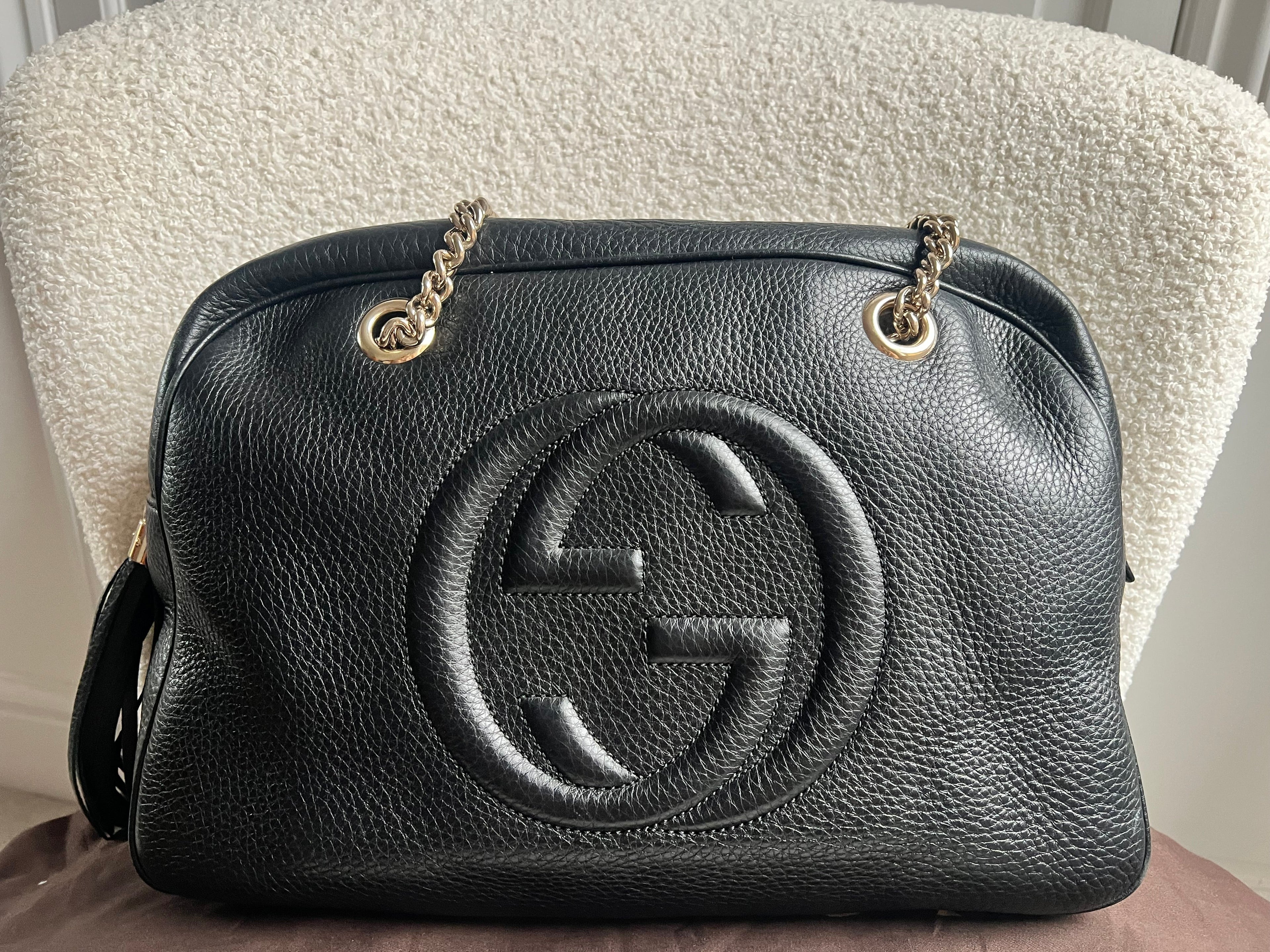 Gucci Black Soho Chain Tote (RRP £1110)