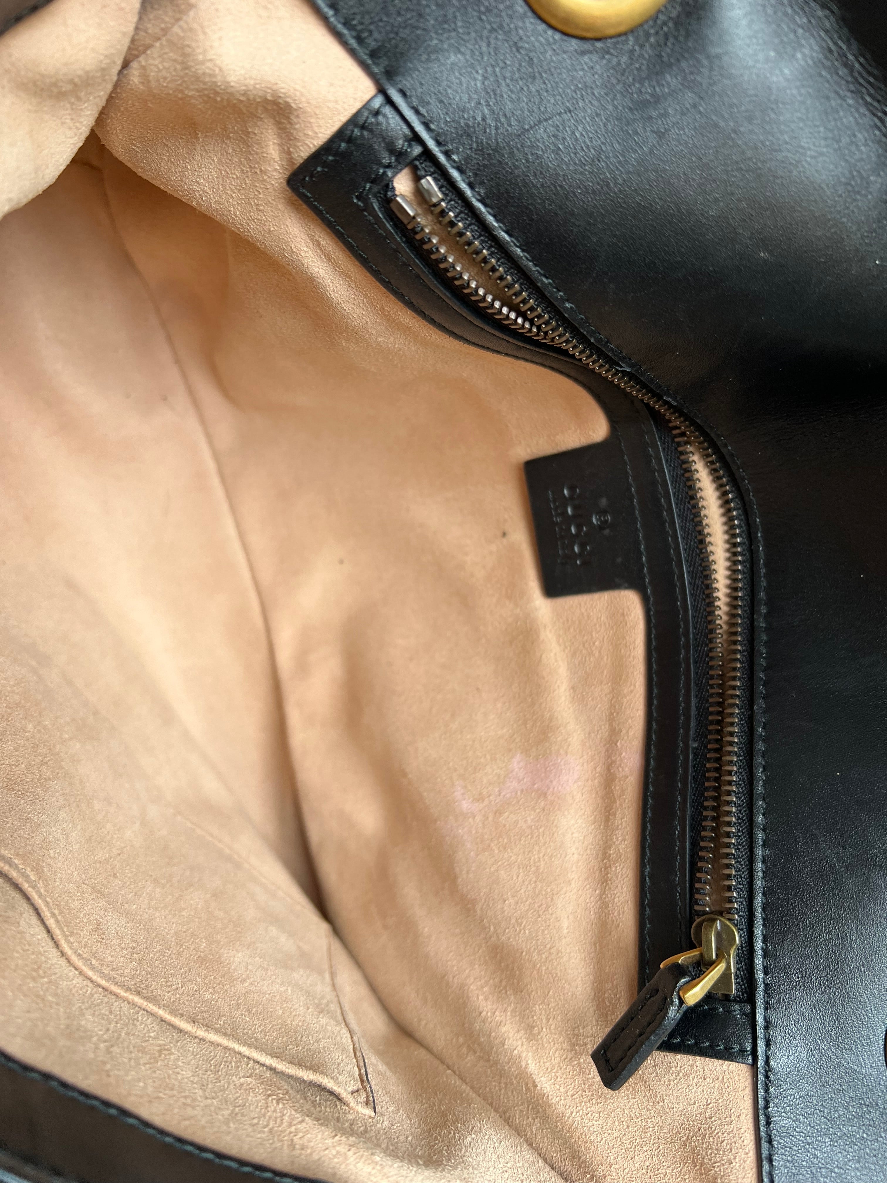 Gucci GG Black Marmont Medium Shoulder Bag (RRP £2,340)