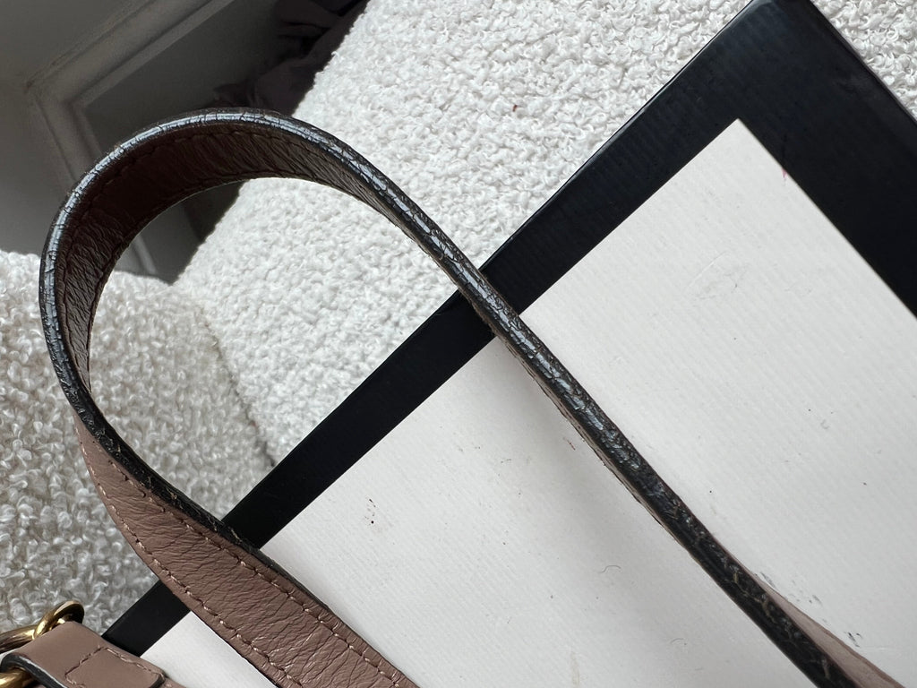 Gucci GG Marmont Dusty Pink Small Shoulder Bag (RRP £1440)