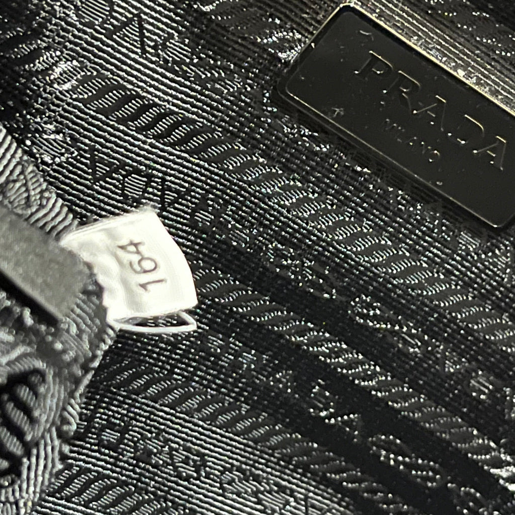 PRADA Black Nylon Belt Bag