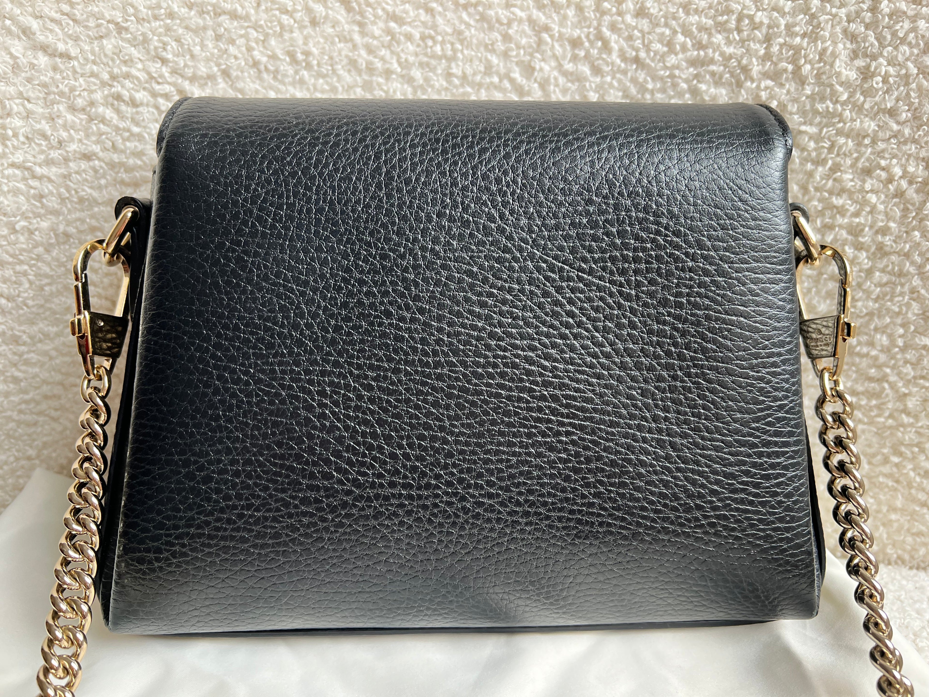 Gucci Interlocking GG Black Small Cross Body Bag