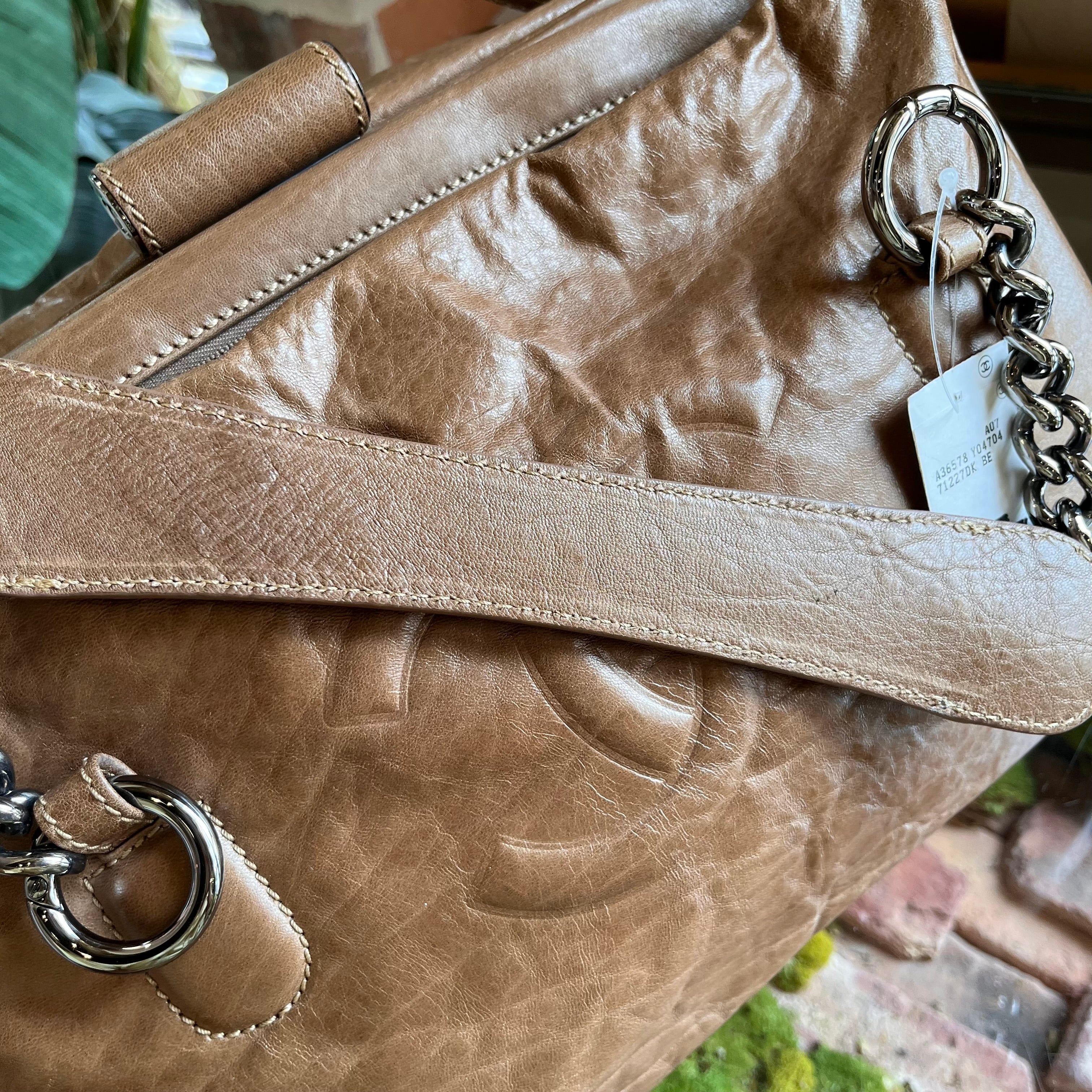 CHANEL Perfect Day Large Brown Calfskin Leather Tote Bag