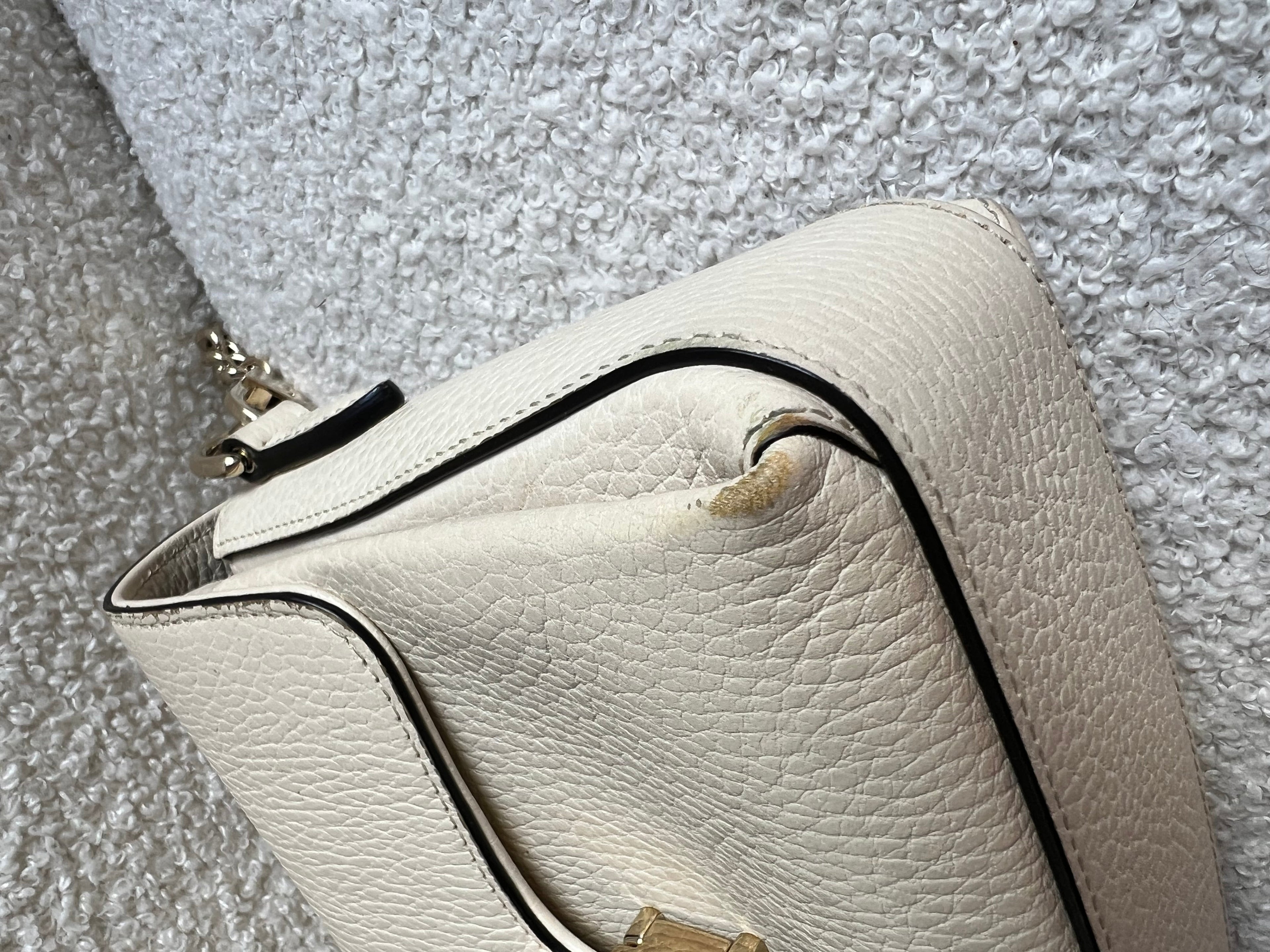 Gucci Interlocking GG Cream Mini Cross Body Bag