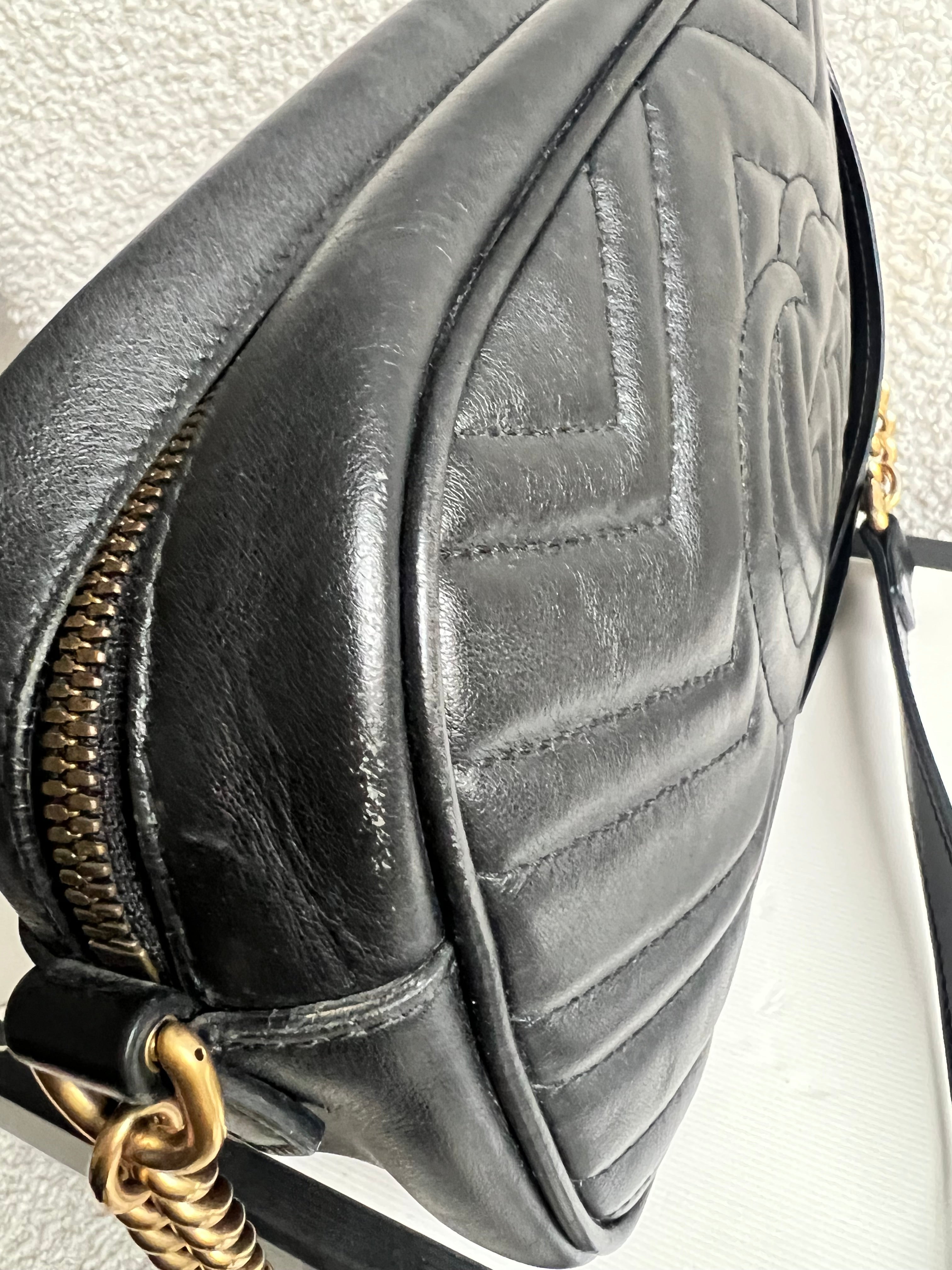 Gucci GG Black Marmont Small Shoulder Bag (RRP £1440)