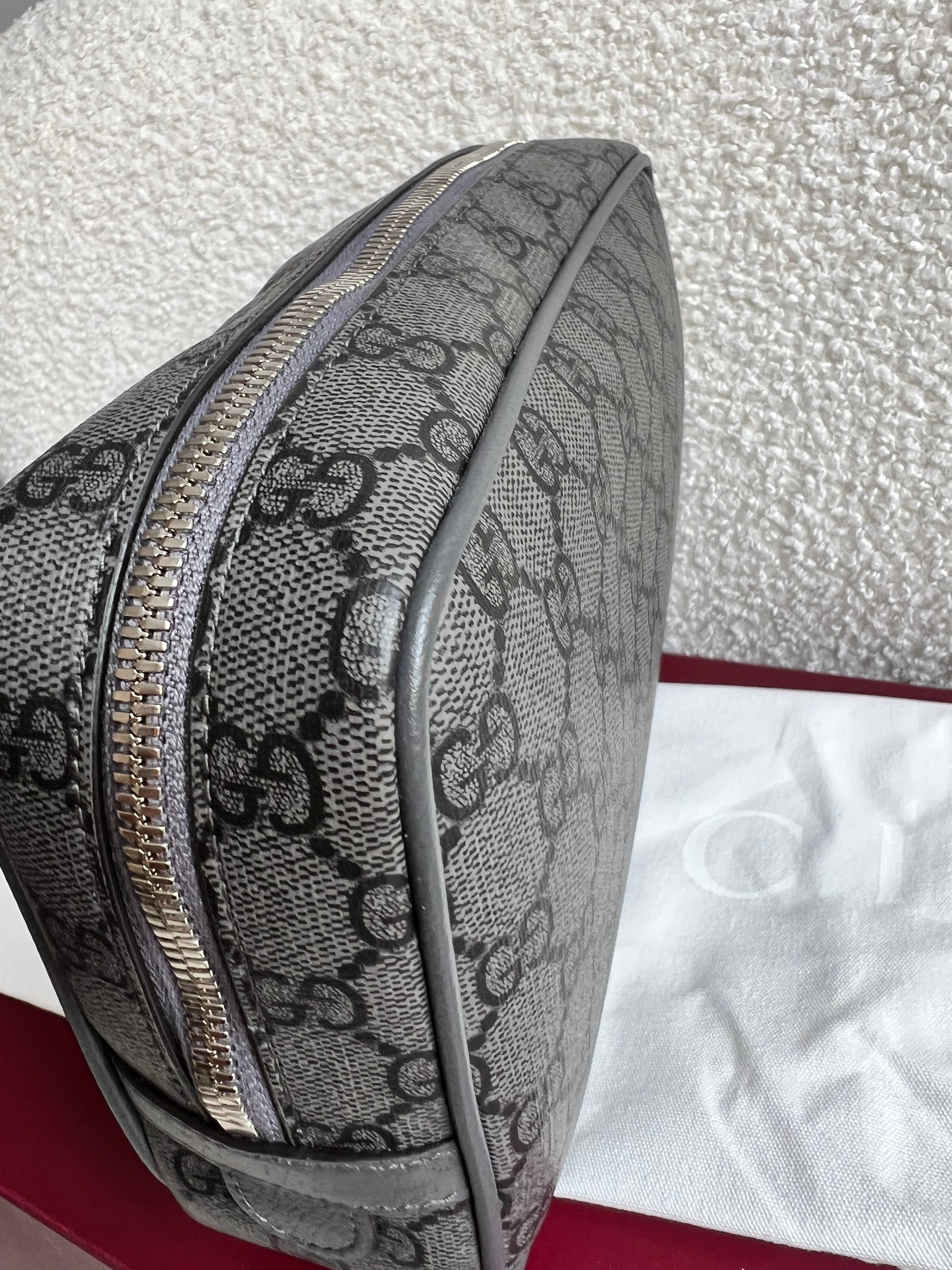 Gucci Grey / Black Supreme Toiletries Bag (RRP £575)