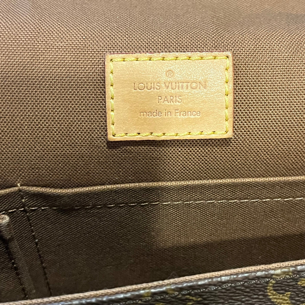LOUIS VUITTON Bosphore Messenger PM Brown Monogram Canvas Crossbody Bag