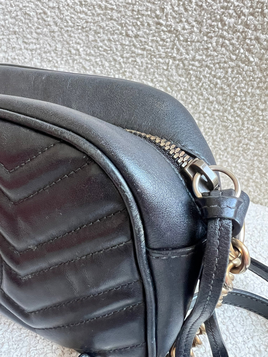 Gucci GG Black Marmont Small Shoulder Bag (RRP £1440)