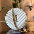 SAINT LAURENT Grain De Poudre Round Crossbody