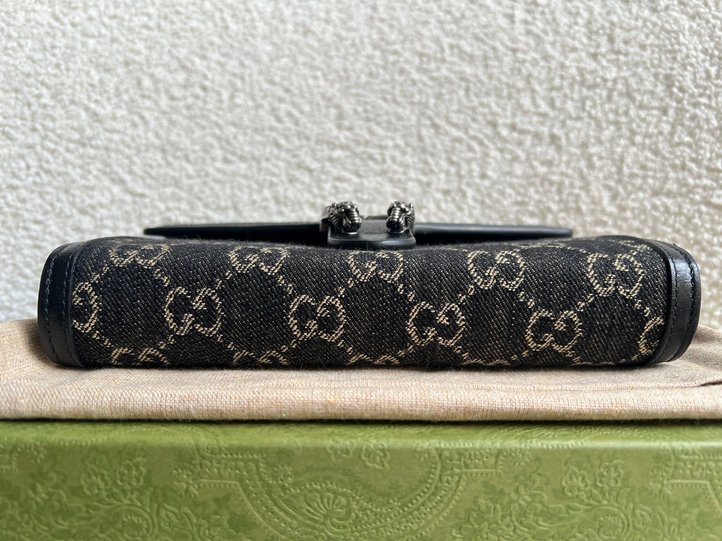 Gucci Dionysus Denim GG Mini Chain Bag