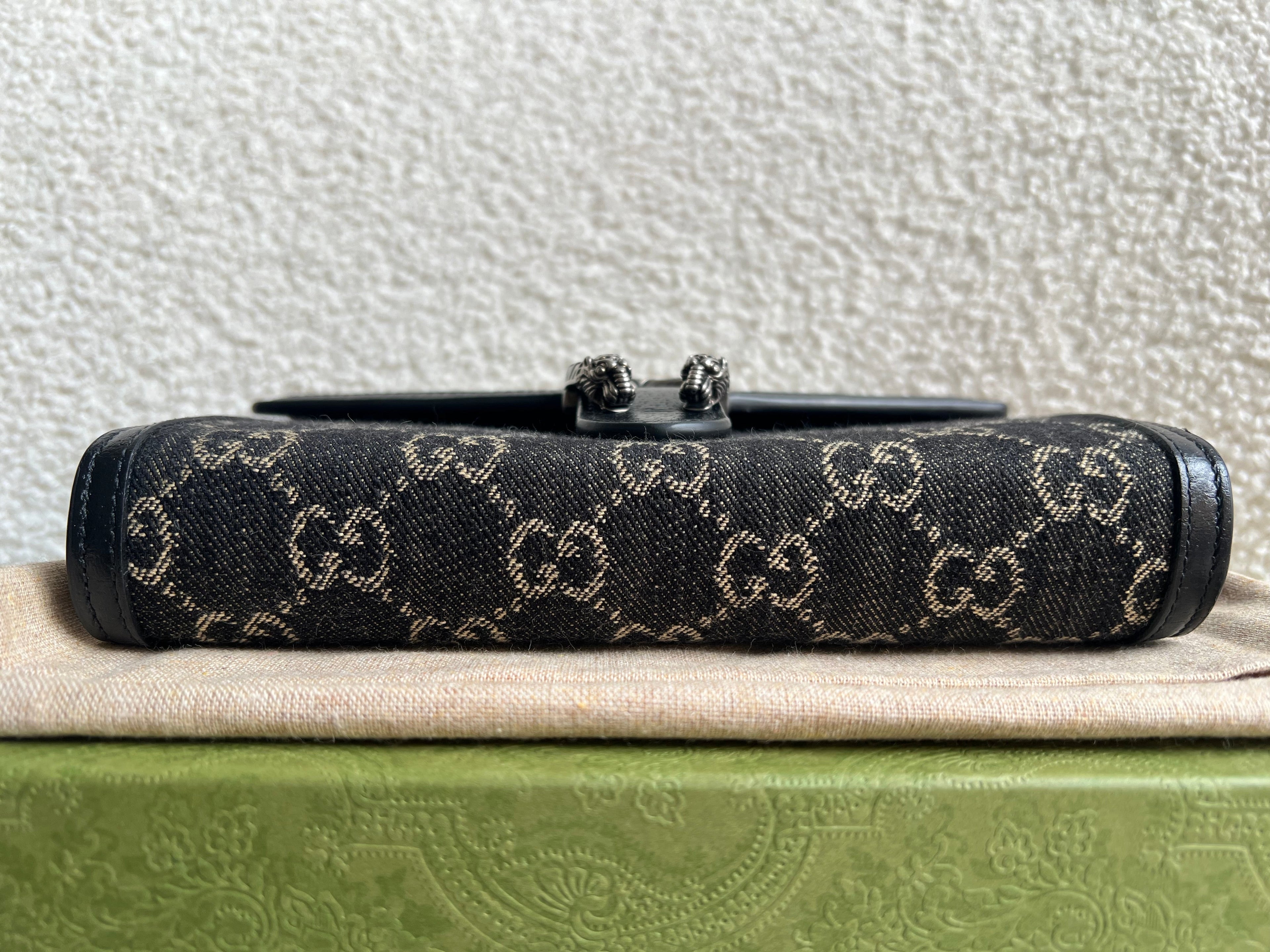 Gucci Dionysus Denim GG Mini Chain Bag