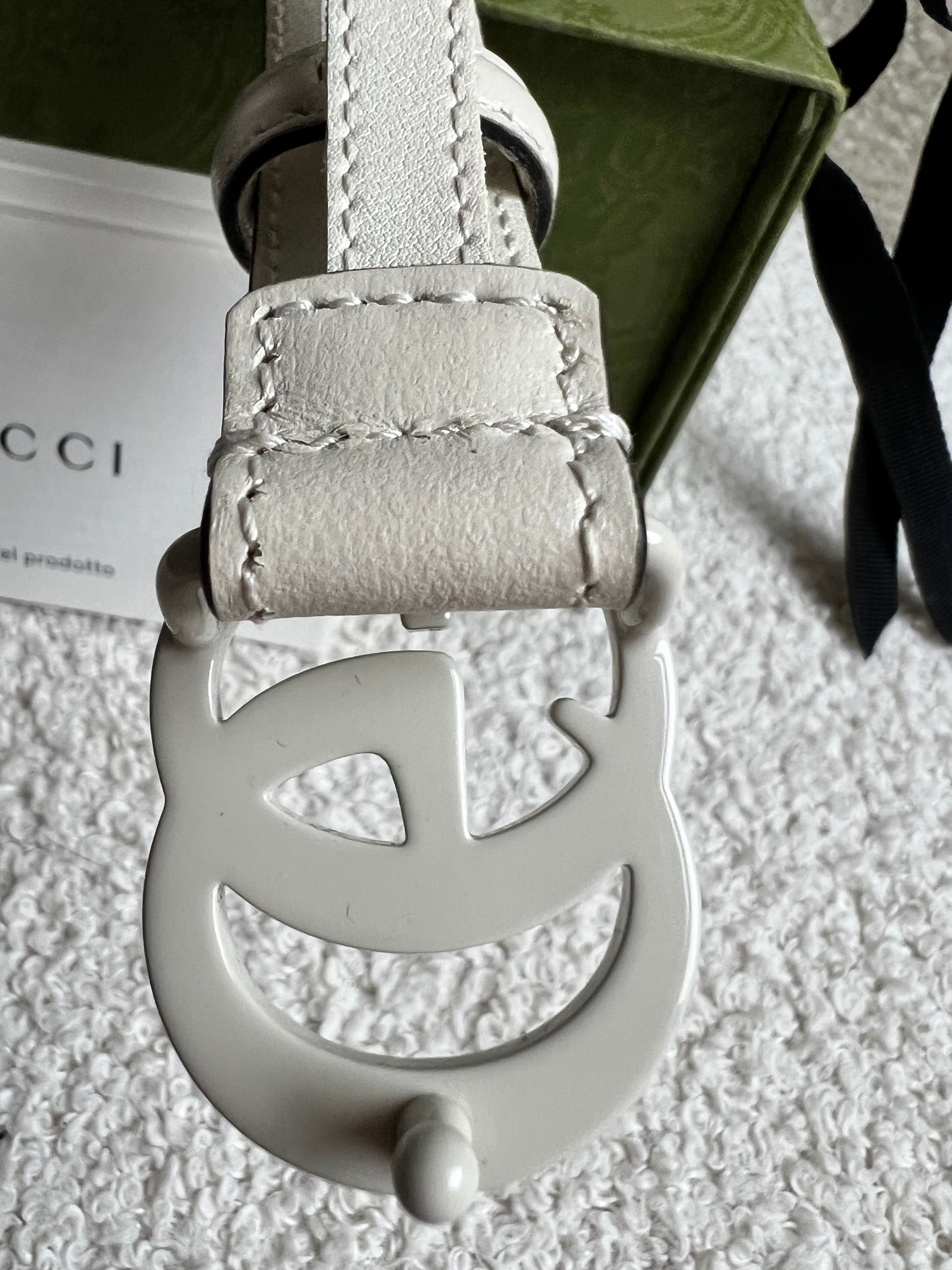 Gucci GG Marmont Thin Leather Belt
