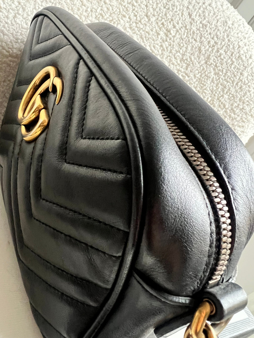Gucci GG Black Marmont Small Shoulder Bag (RRP £1440)