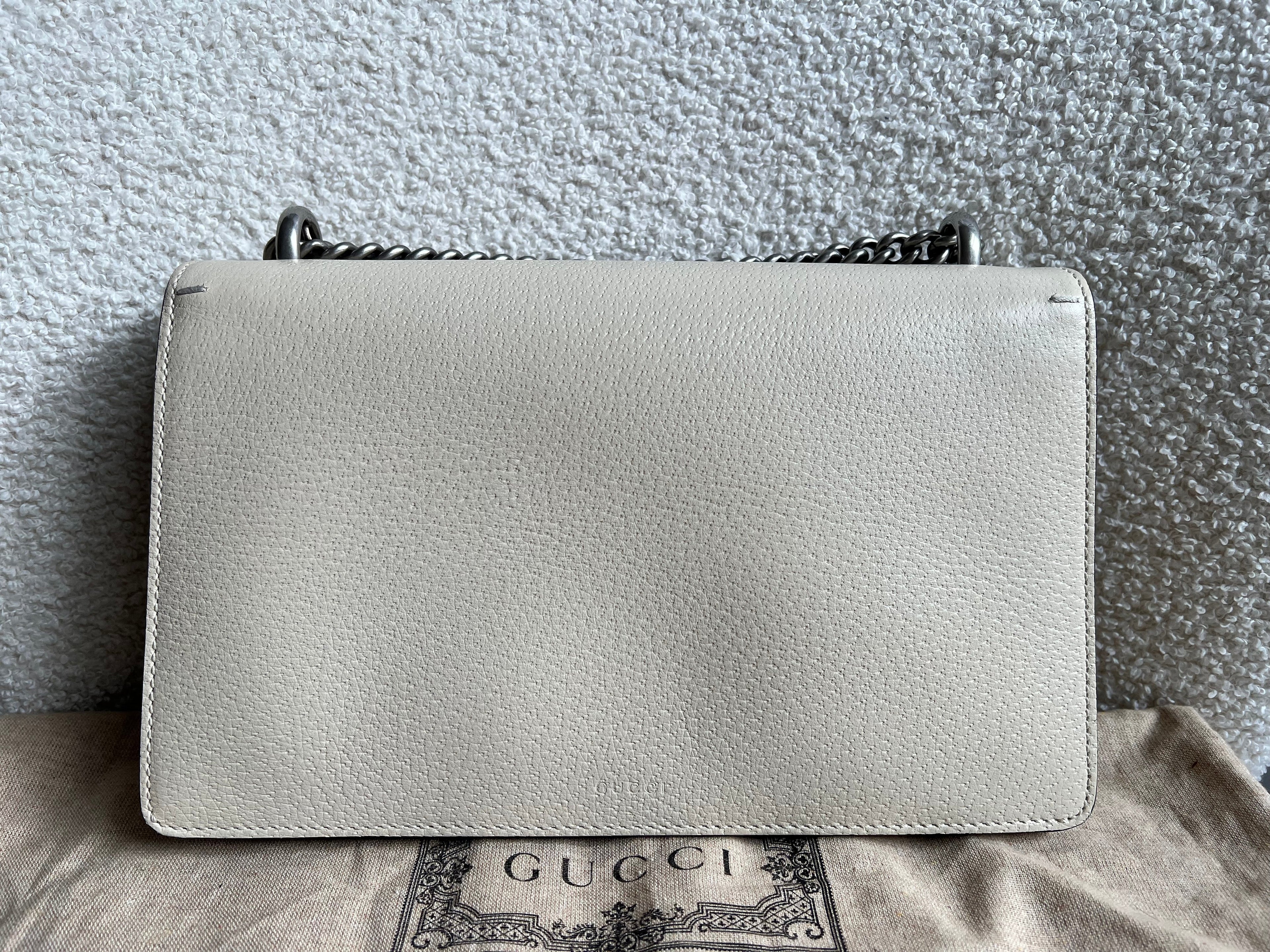 Gucci Dionysus GG White Small Shoulder Bag (RRP £2,670)