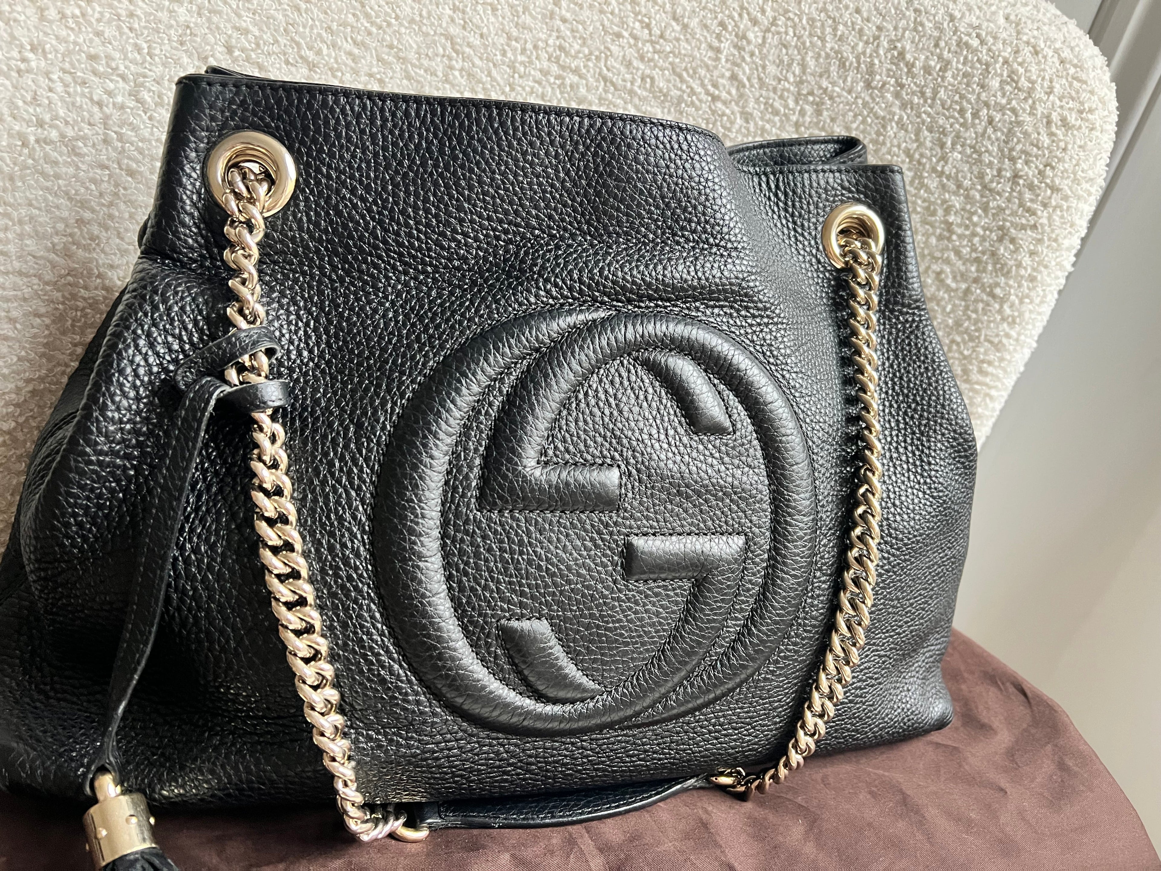 Gucci Black Soho Chain Tote (RRP £1350)