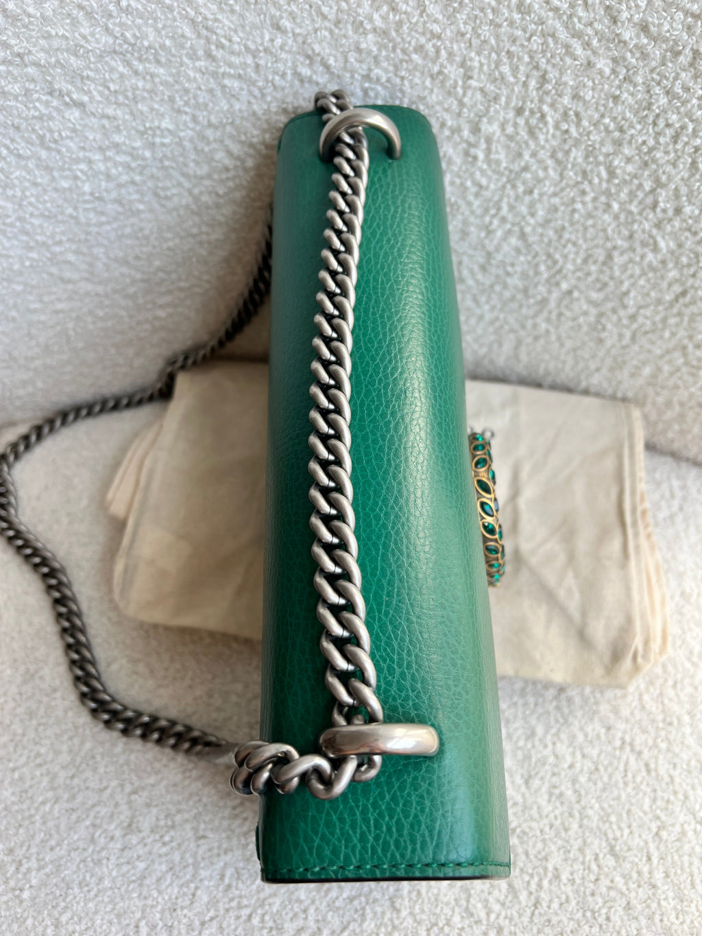 Gucci Dionysus GG Green Small Shoulder Bag (RRP £2,670)