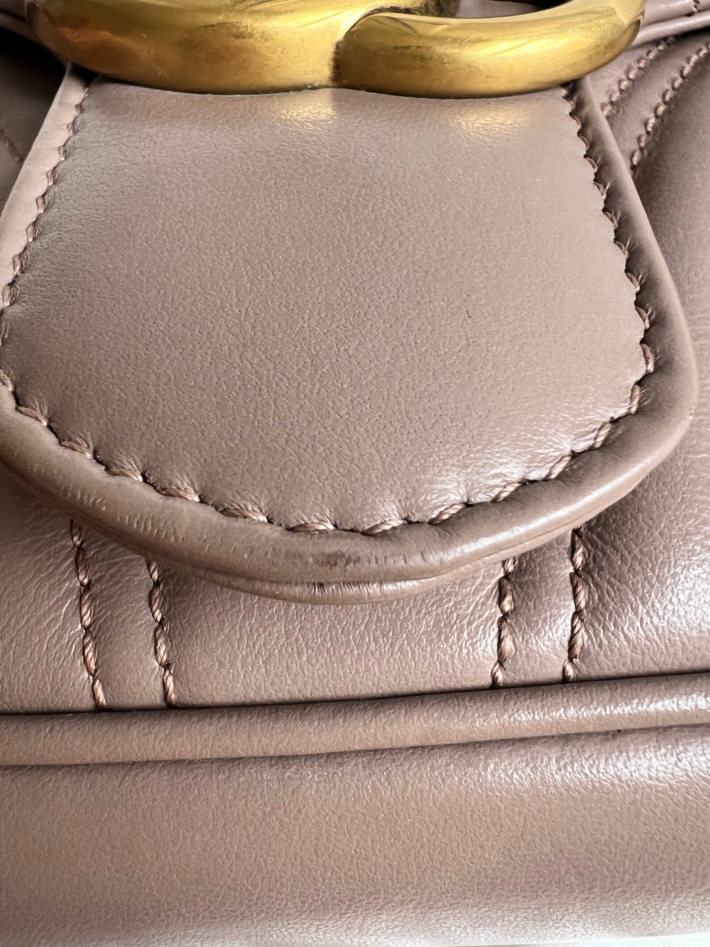 Gucci GG Dusty Pink Marmont Small Shoulder Bag (RRP £2070)