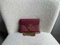Gucci Rose Pink GG Marmont Chain Wallet (RRP £1195)