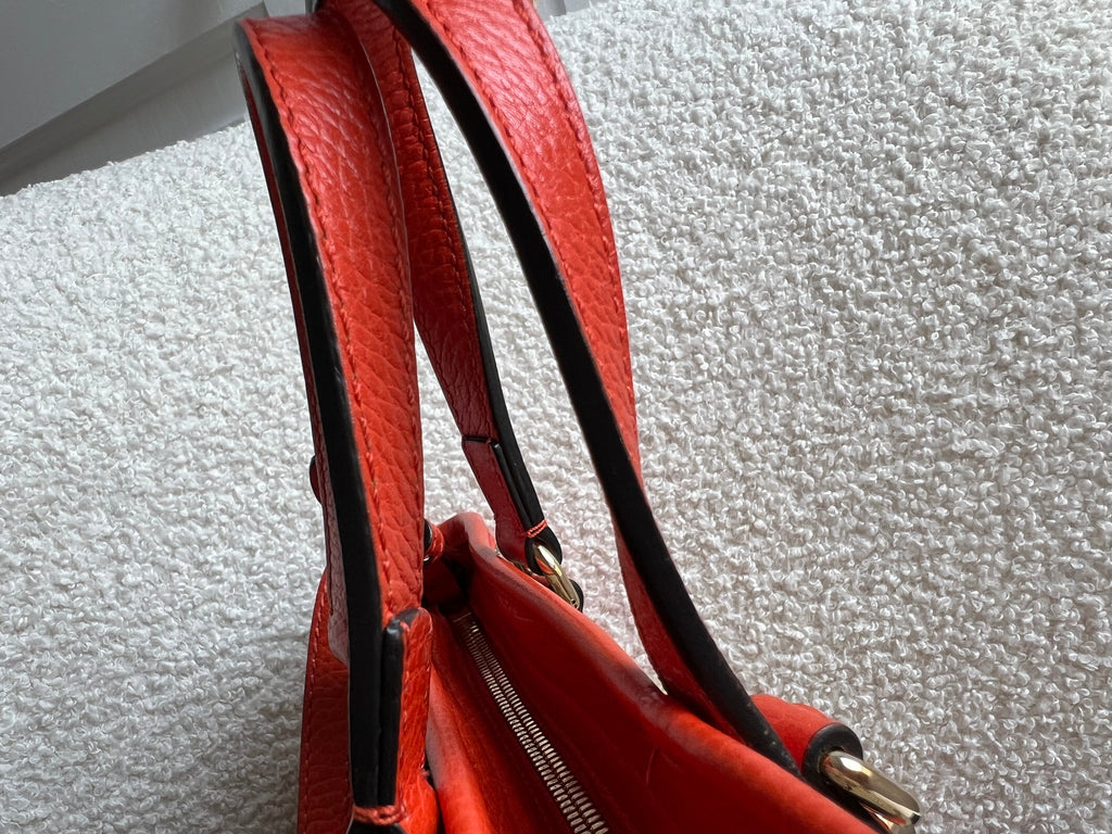 Gucci Bree GG canvas and orange Tote Bag