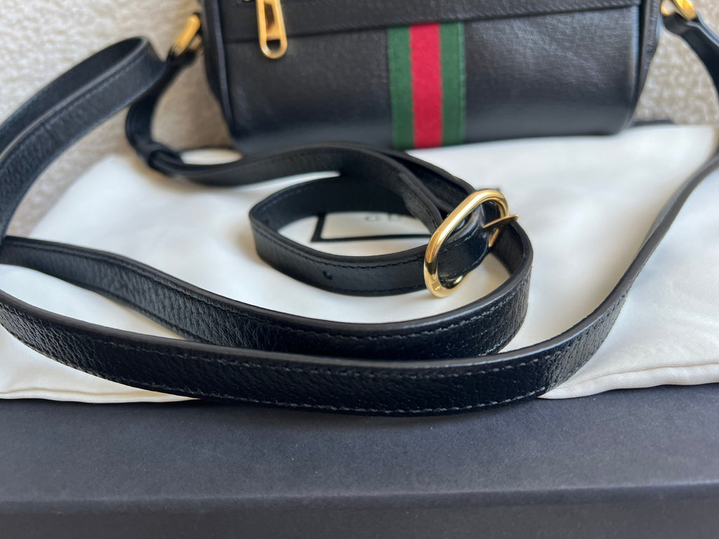 Gucci GG Black Ophidia Mini Shoulder Bag