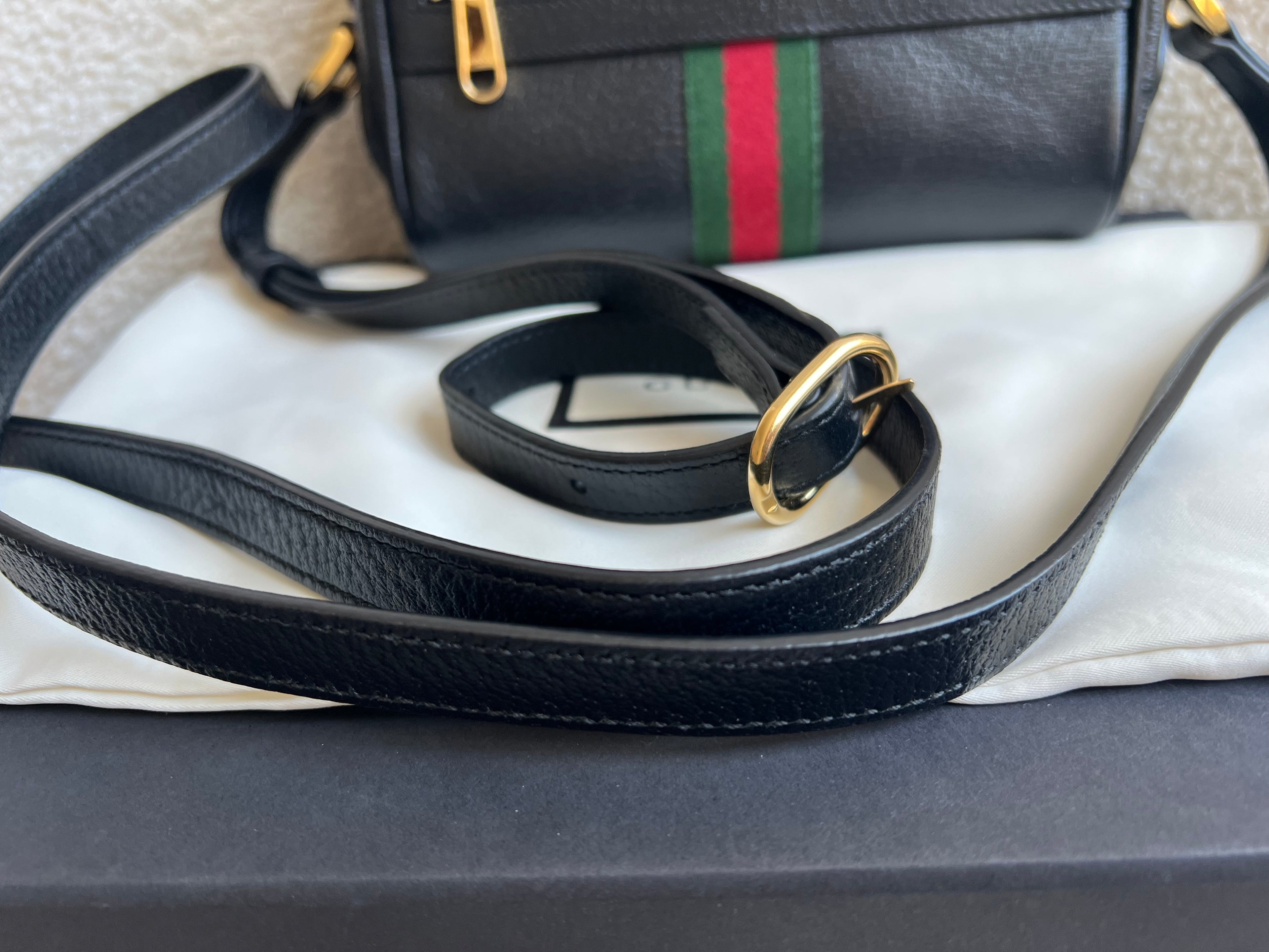 Gucci GG Black Ophidia Mini Shoulder Bag