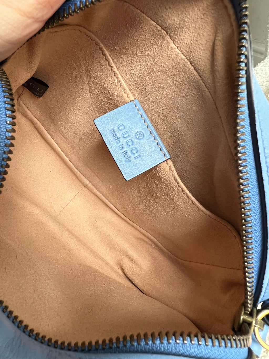 Gucci GG Blue Marmont Mini Shoulder Bag (RRP £1,360)