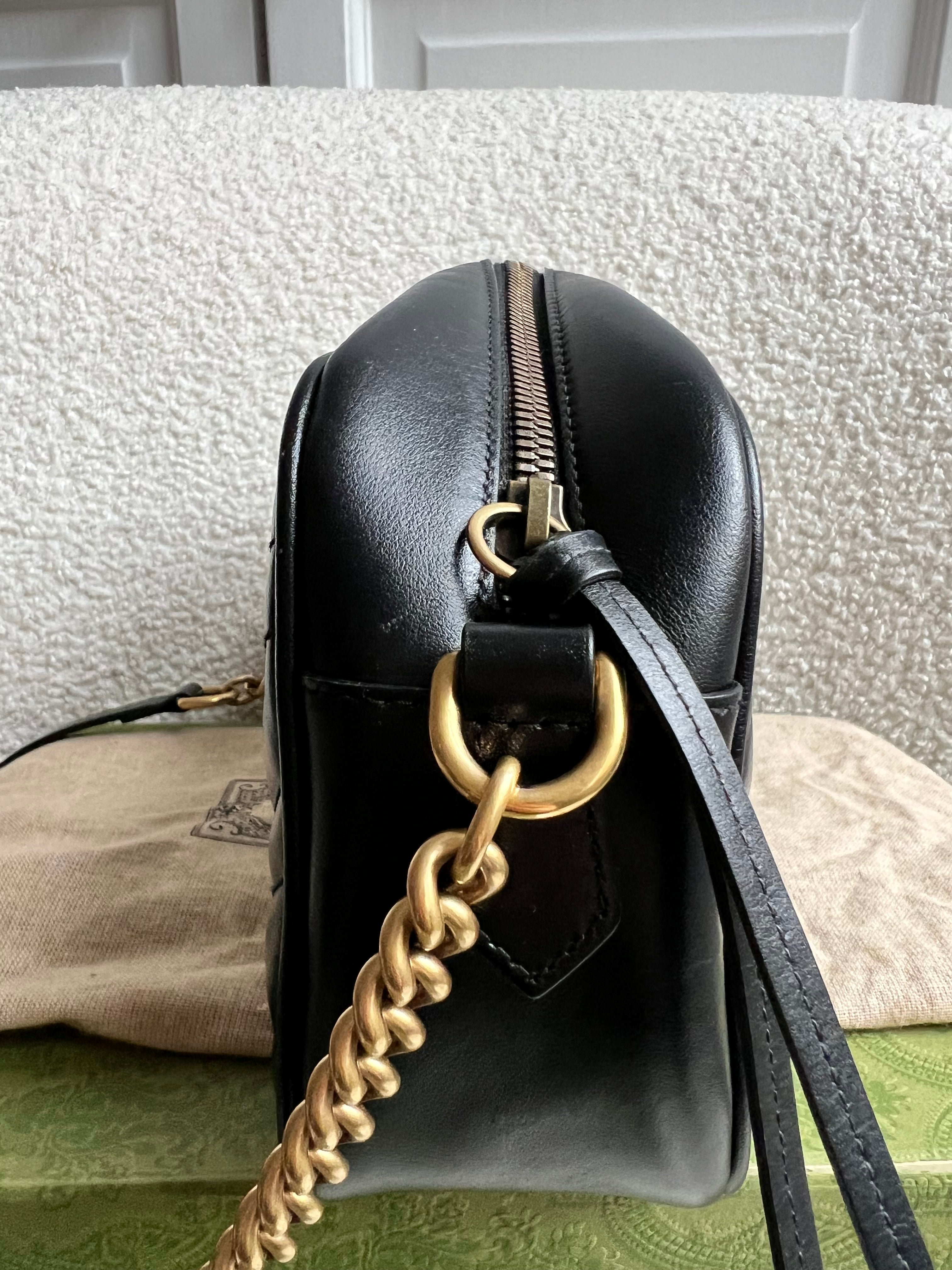 Gucci GG Black Marmont Small Shoulder Bag (RRP £1440)