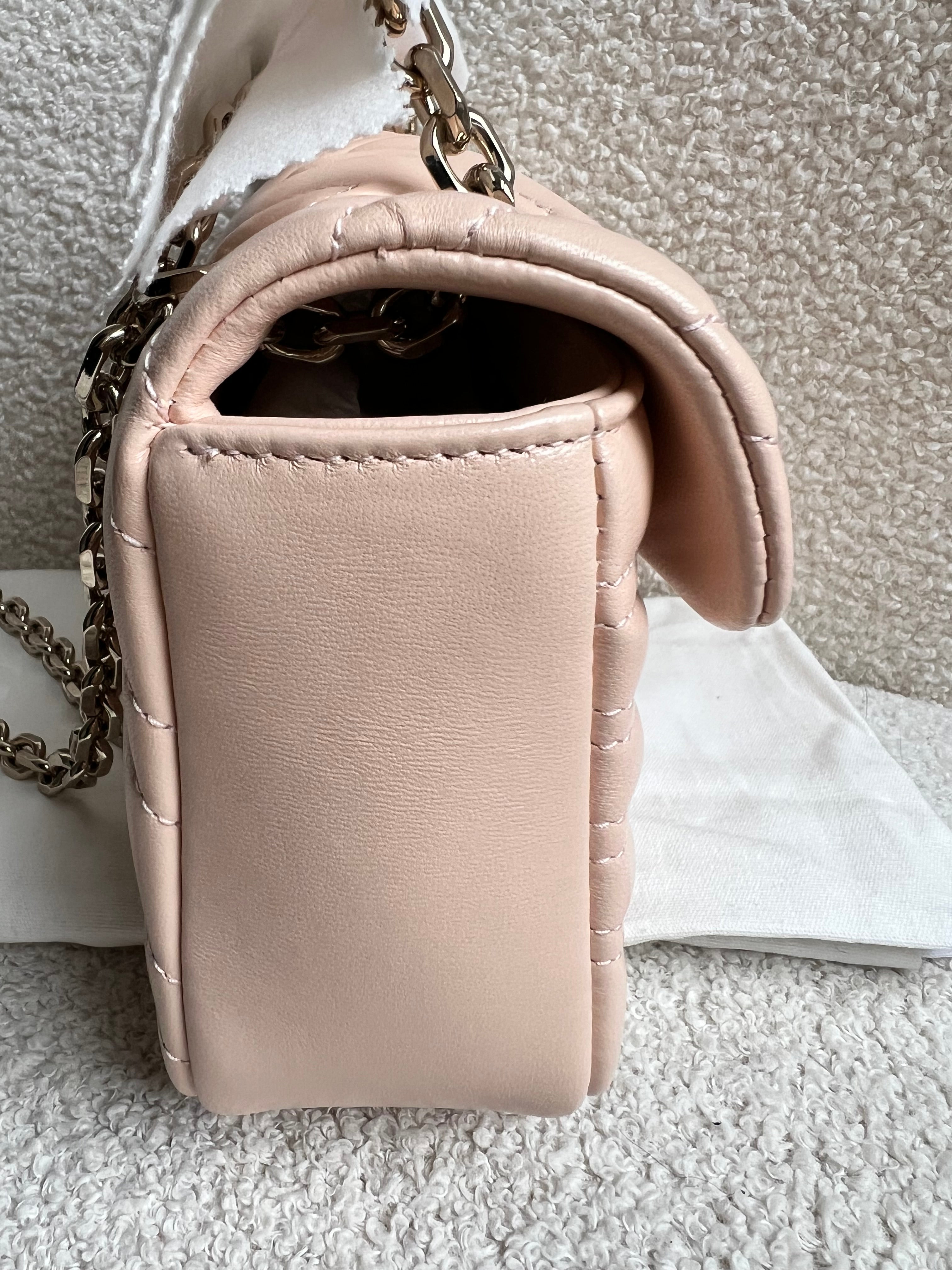 Gucci GG Pink Beige Marmont Mini Shoulder Bag (RRP £1,890)