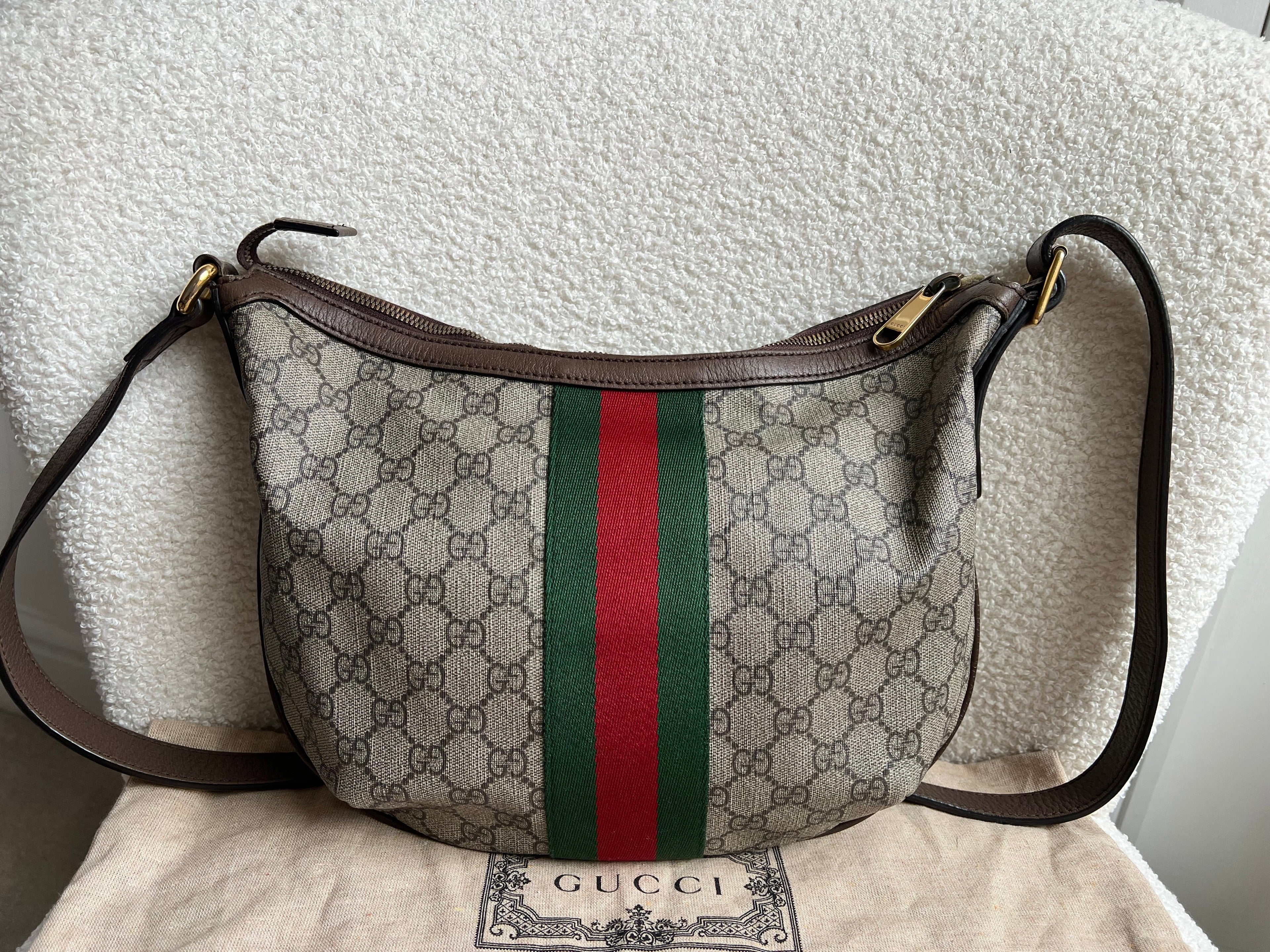 Gucci GG Supreme Ophidia Small Shoulder Bag (RRP £1190)