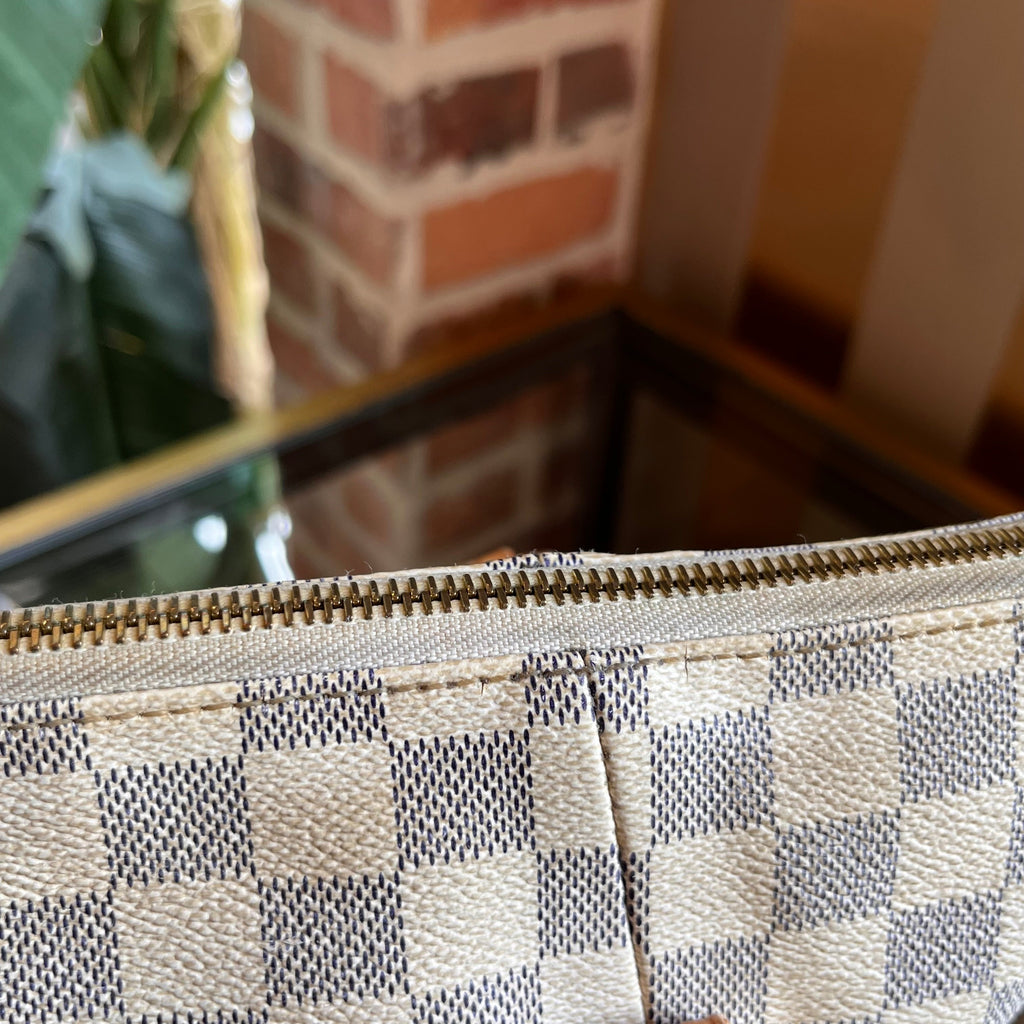 LOUIS VUITTON Totally MM Damier Azur Canvas Tote