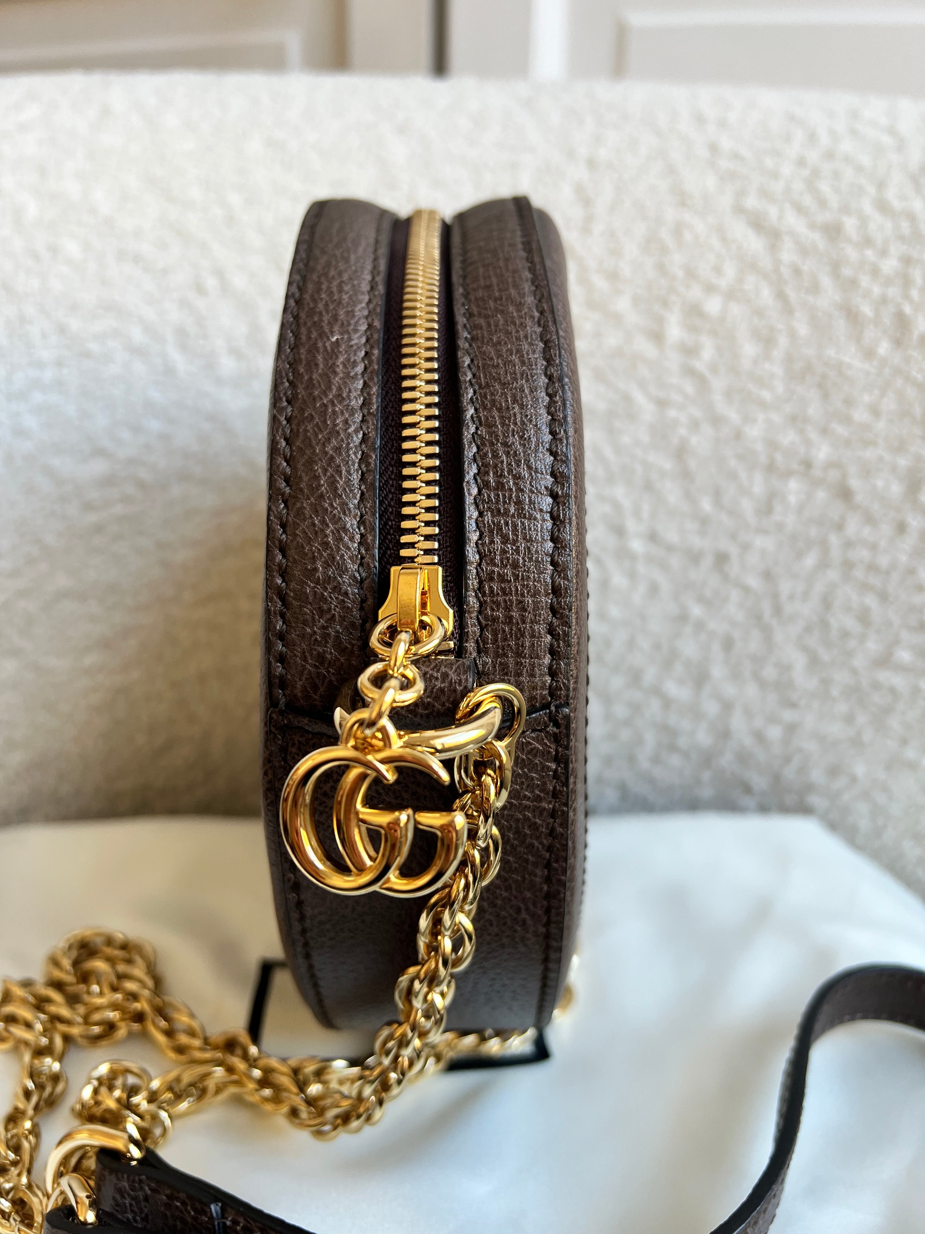 Gucci GG Ophidia Mini GG Round Shoulder Bag (RRP £1,270)