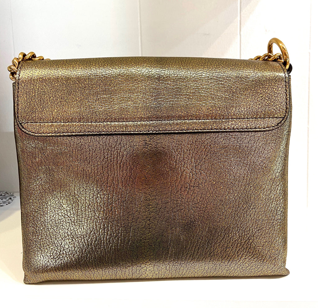 ALEXANDER MCQUEEN TWIN SKULL FLAP BAG