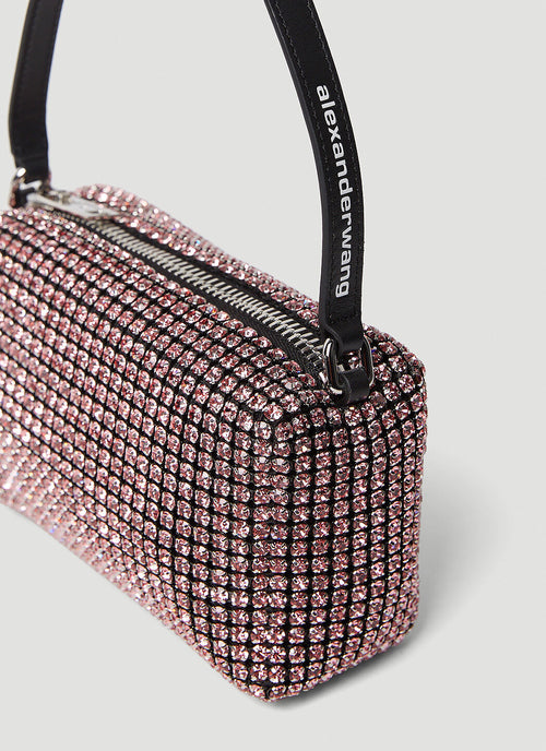 ALEXANDER WANG HEIRESS CRYSTAL MEDIUM POUCH BAG