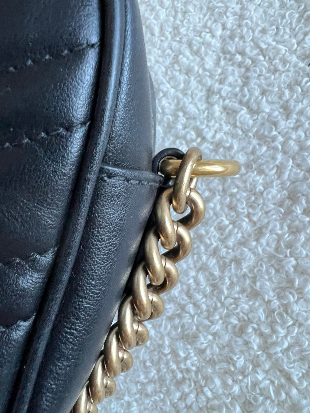 Gucci GG Black Marmont Small Shoulder Bag (RRP £1440)
