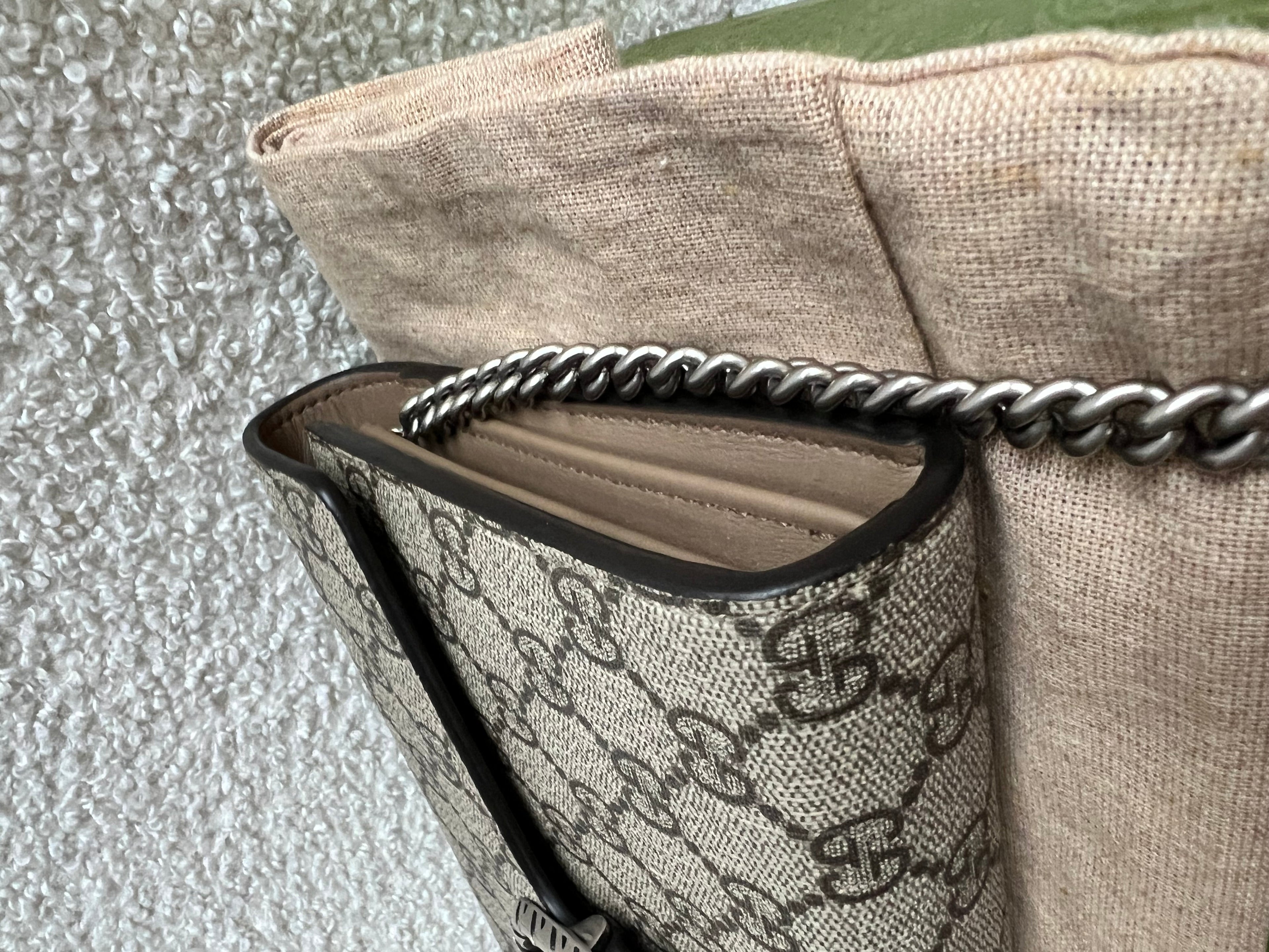 Gucci Dionysus GG Supreme Chain Wallet (RRP £1400)