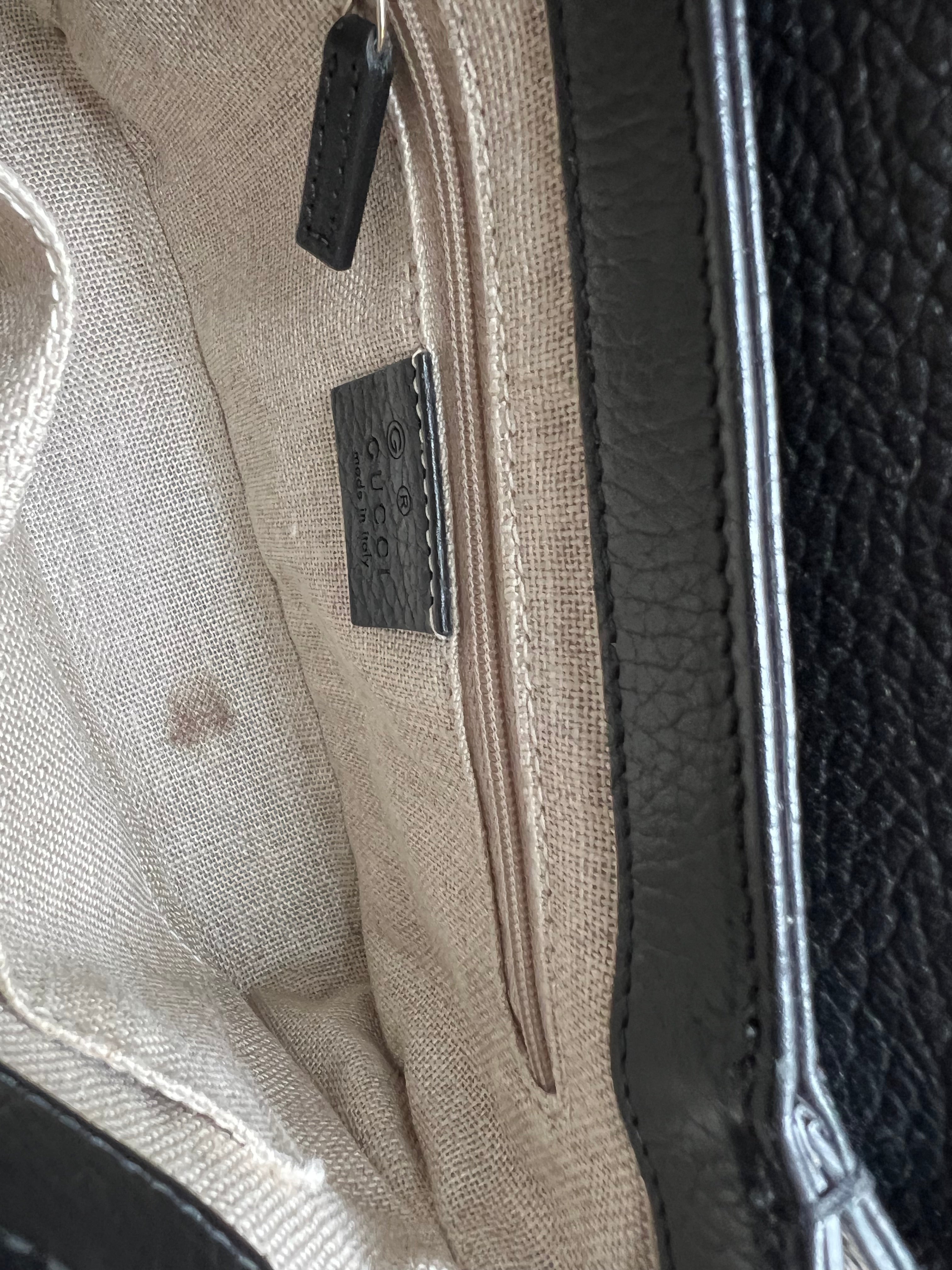 Gucci Interlocking GG Black Small Cross Body Bag