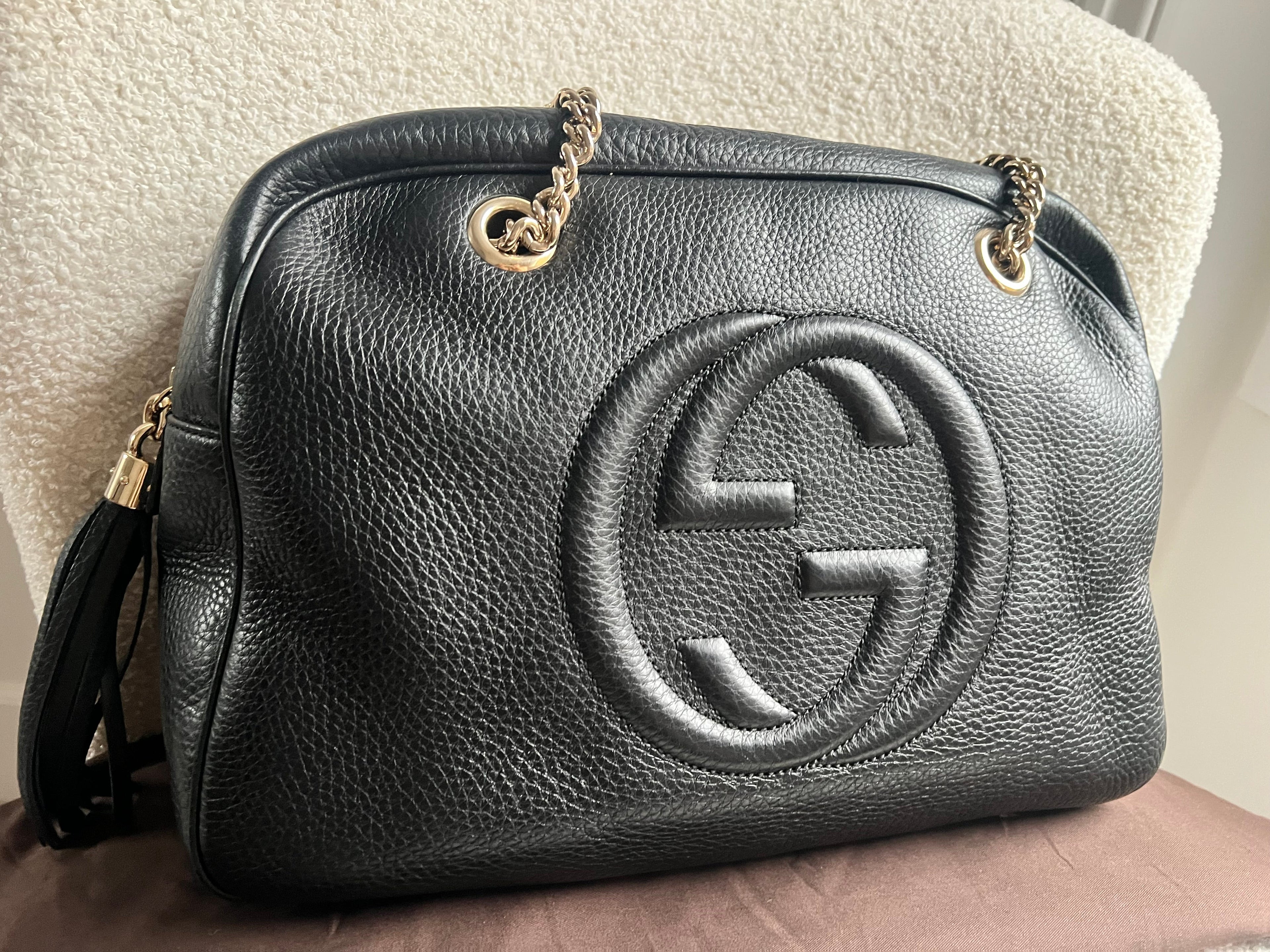 Gucci Black Soho Chain Tote (RRP £1110)
