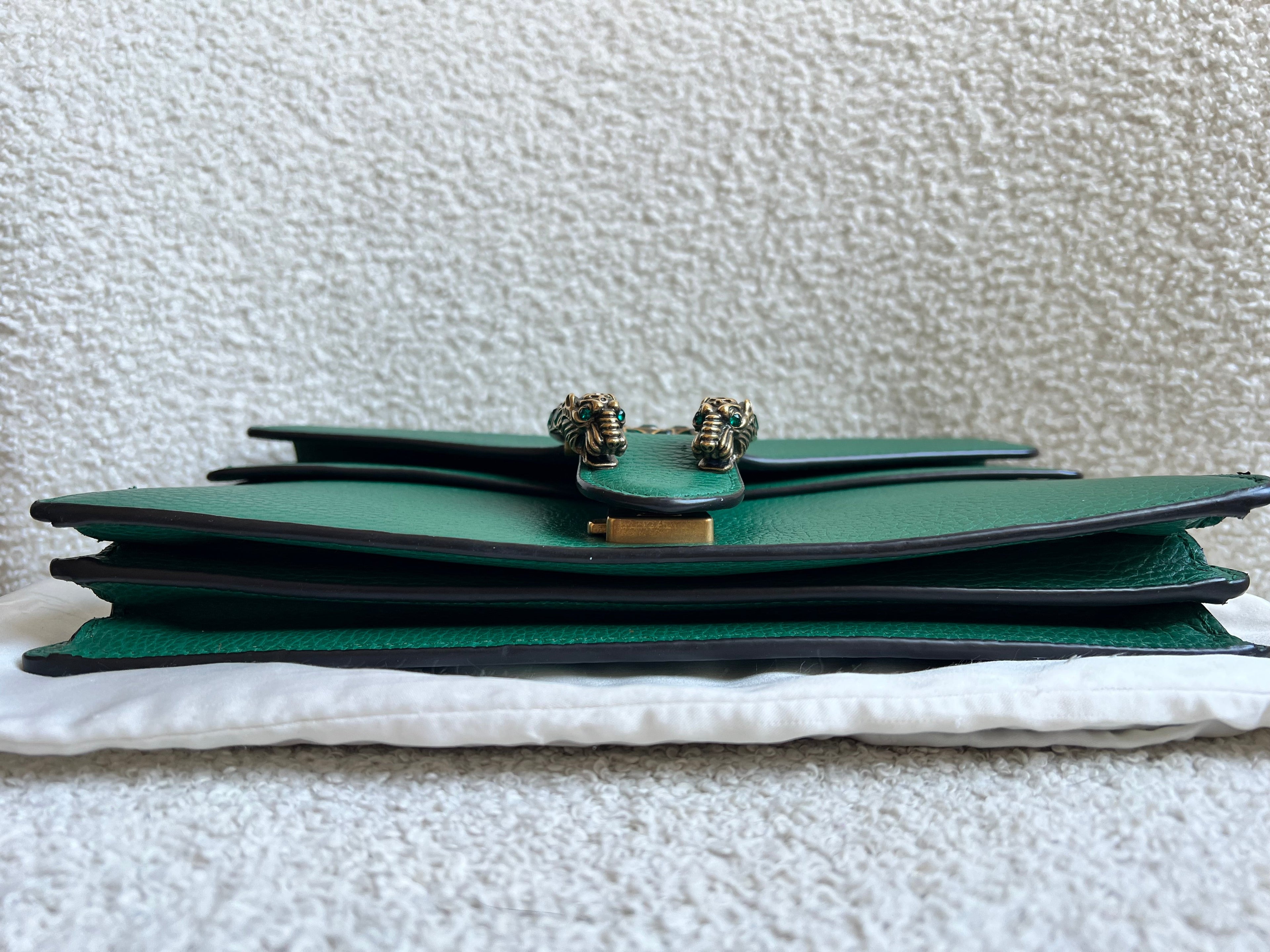 Gucci Dionysus GG Green Small Shoulder Bag (RRP £2,670)