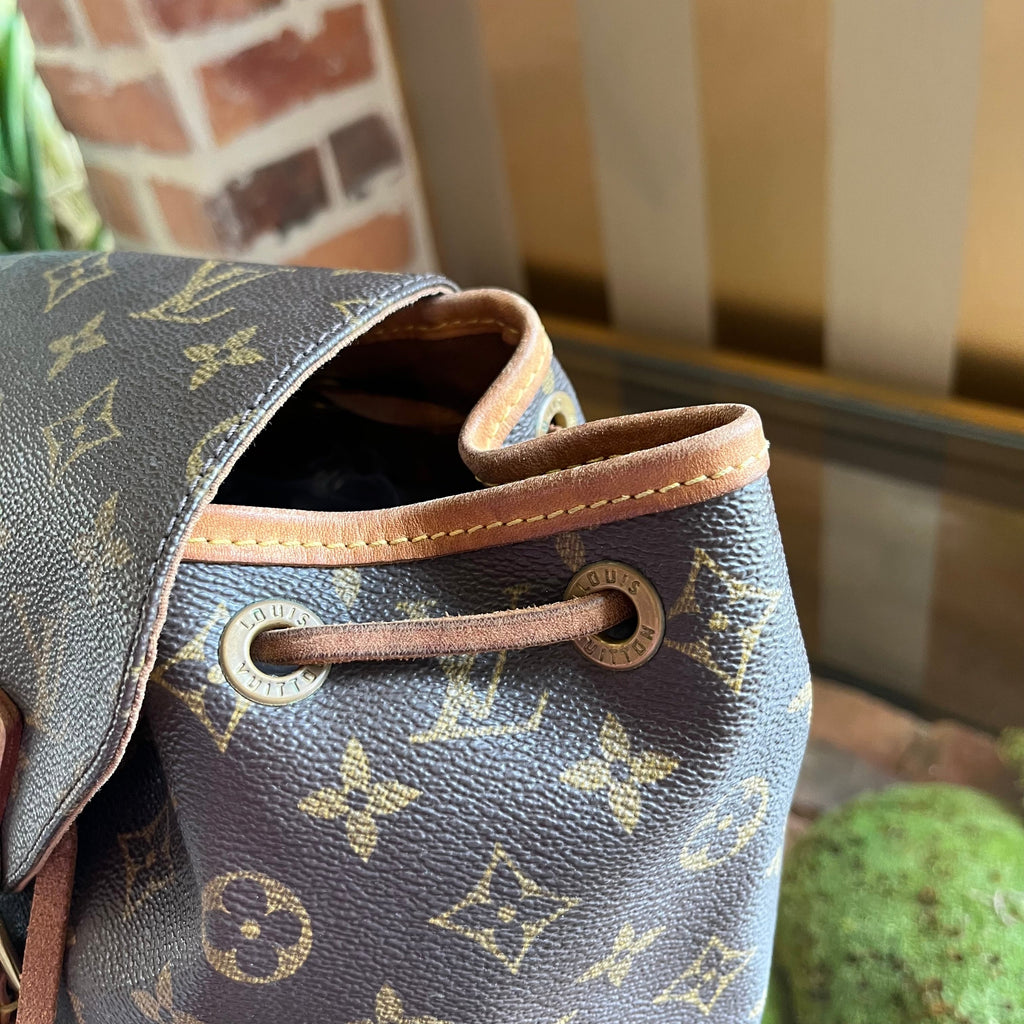 LOUIS VUITTON Montsouris Monogram Canvas Vintage Backpack