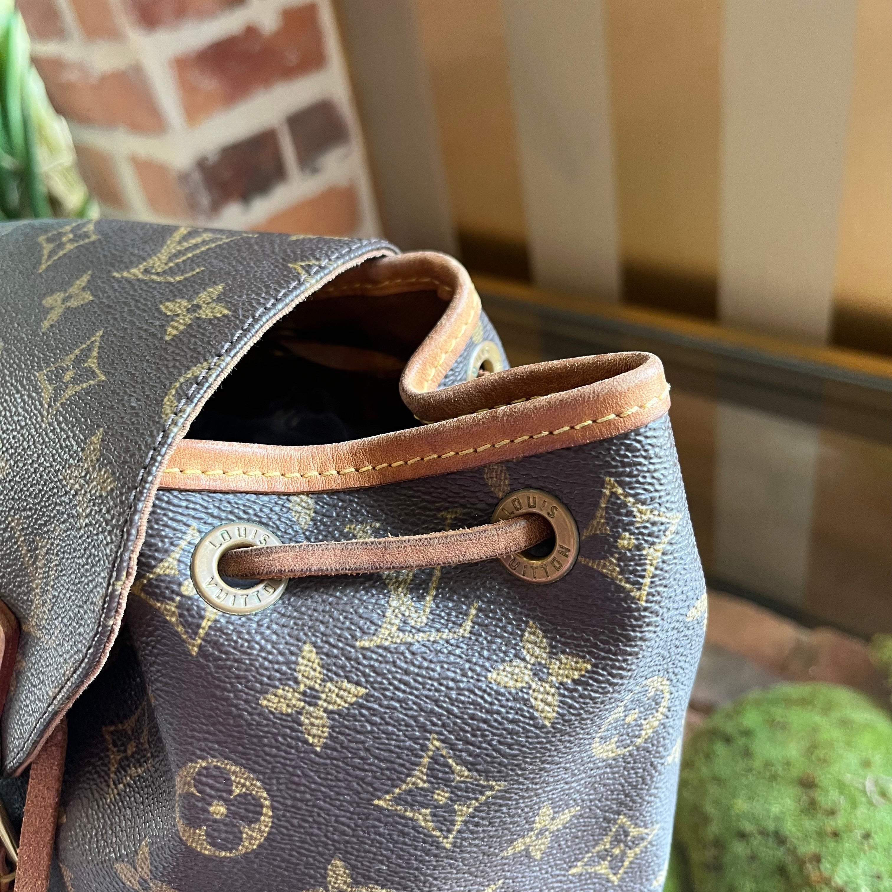 LOUIS VUITTON Montsouris Monogram Canvas Vintage Backpack