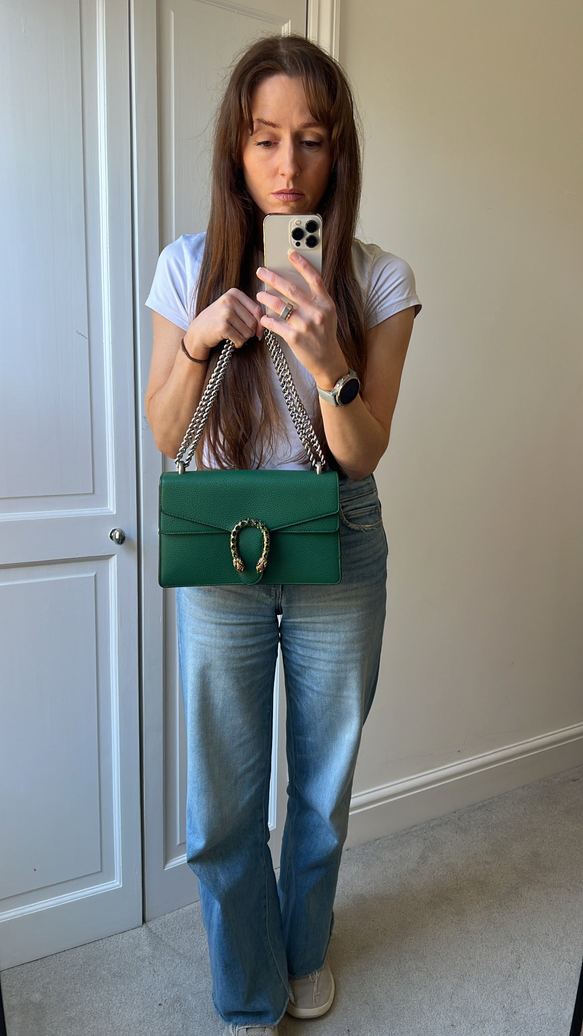 Gucci Dionysus GG Green Small Shoulder Bag (RRP £2,670)