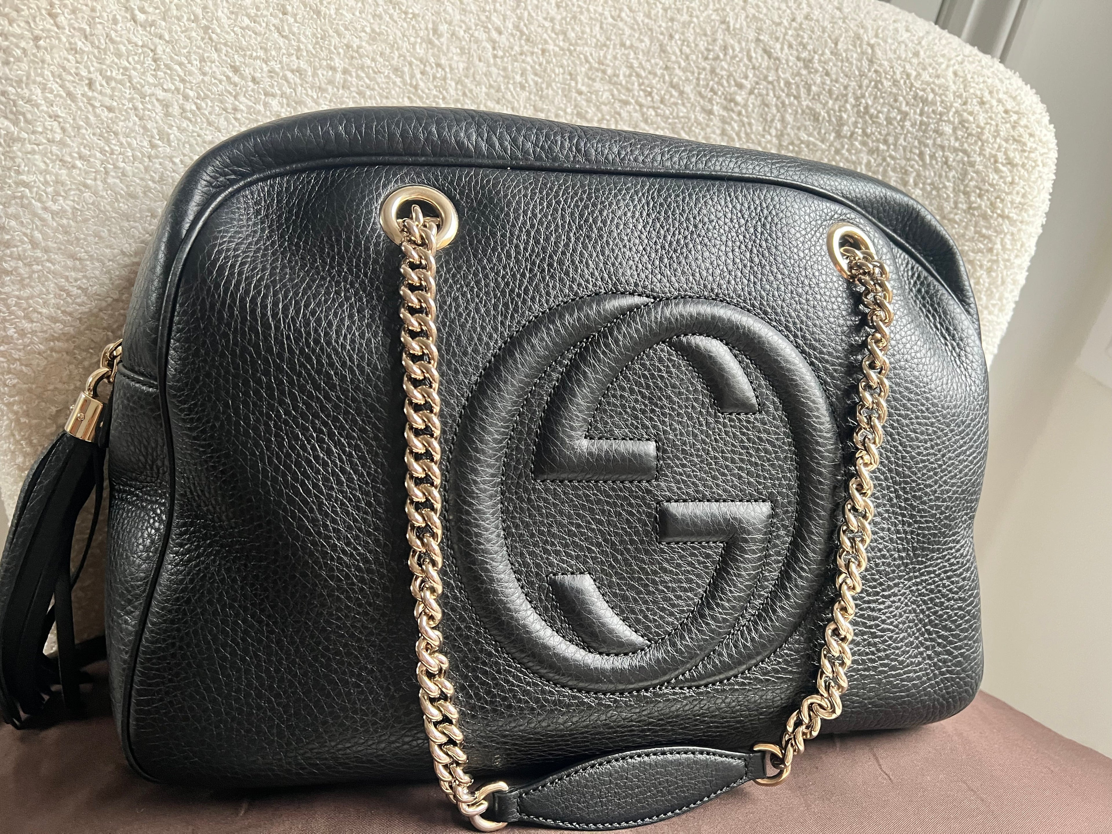 Gucci Black Soho Chain Tote (RRP £1110)