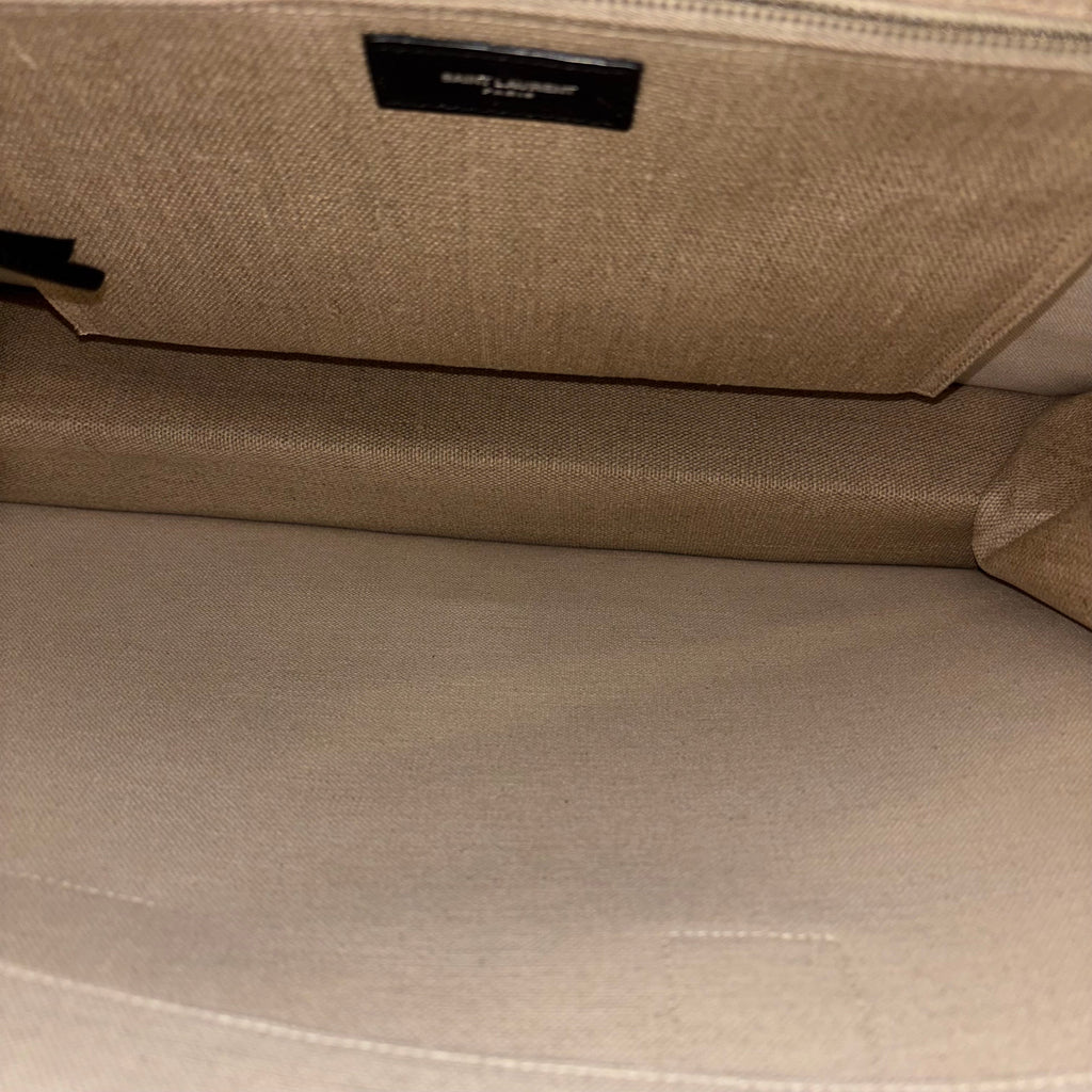 SAINT LAURENT Beige Rive Gauche Tote