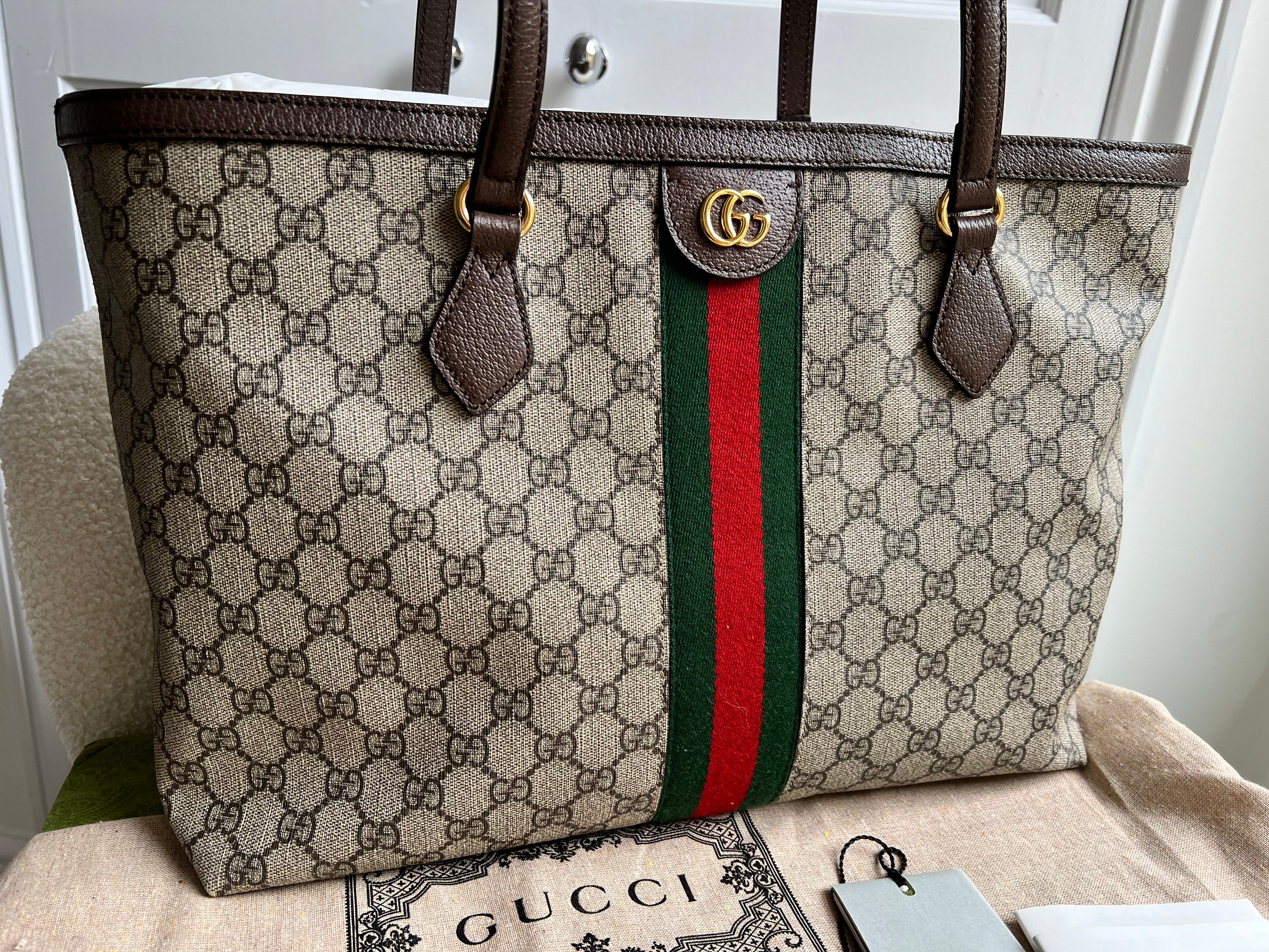 Gucci Ophidia GG Supreme Medium Tote (RRP £1440)